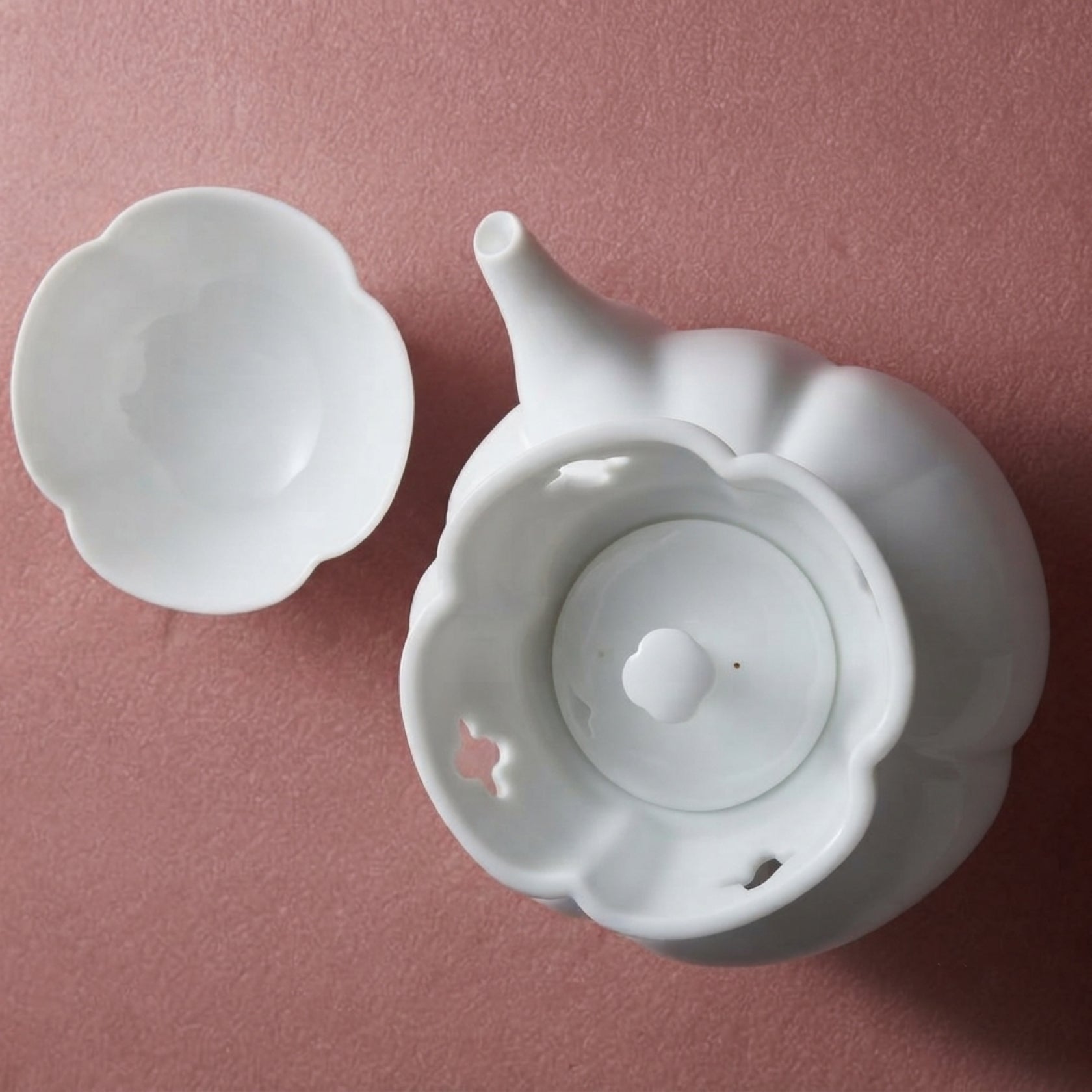 八方新氣 隨圓 咖啡杯 茶杯 茶器 茶具 花朶 瓷器 白瓷