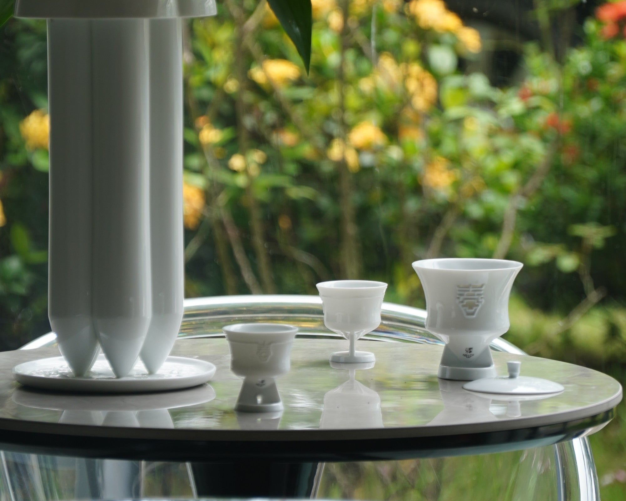 八方新氣 迎春 蓋杯 白瓷 咖啡杯 茶杯 茶具 茶器 對杯 禮物 禮盒