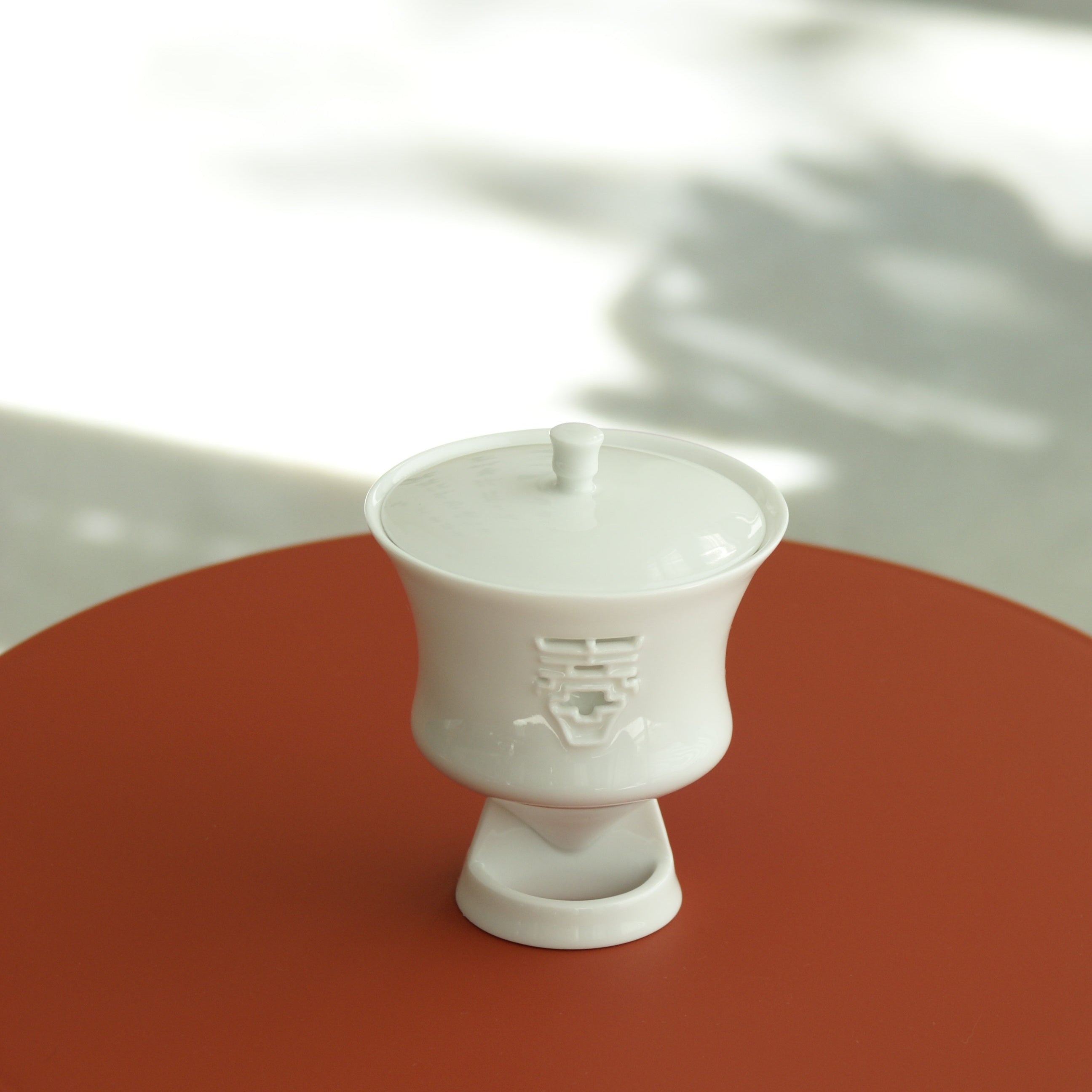 八方新氣 迎春 蓋杯 白瓷 咖啡杯 茶杯 茶具 茶器 對杯 禮物 禮盒