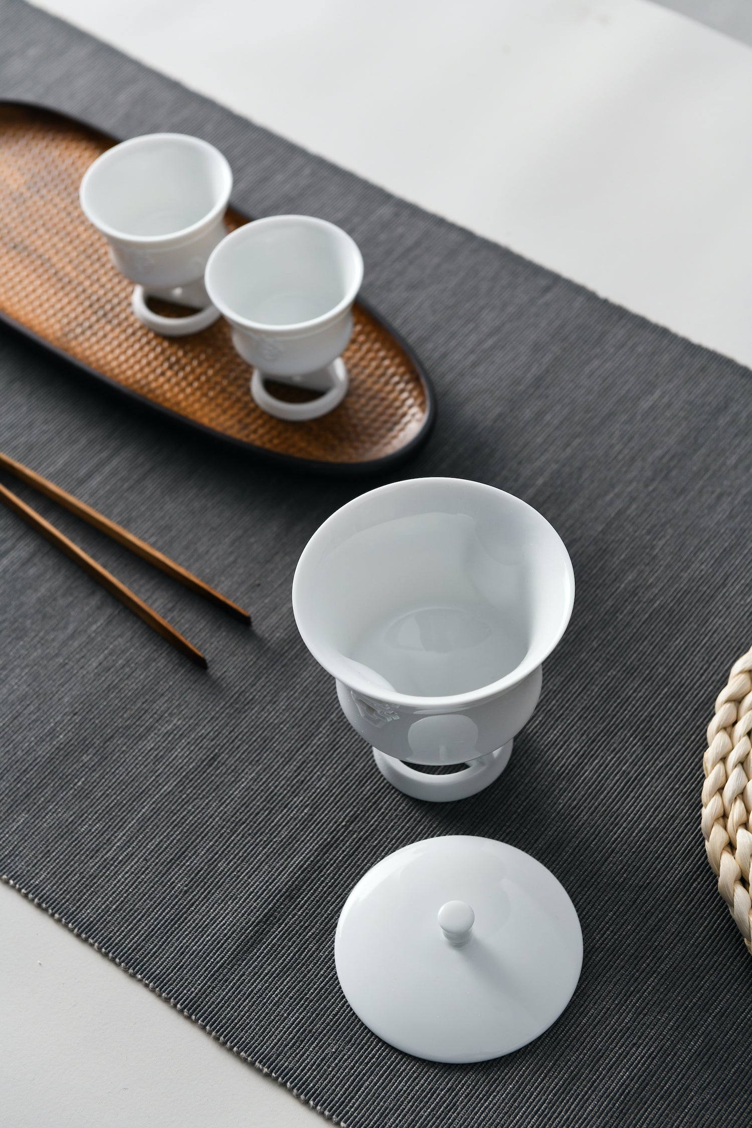 八方新氣 迎春 蓋杯 白瓷 咖啡杯 茶杯 茶具 茶器 對杯 禮物 禮盒