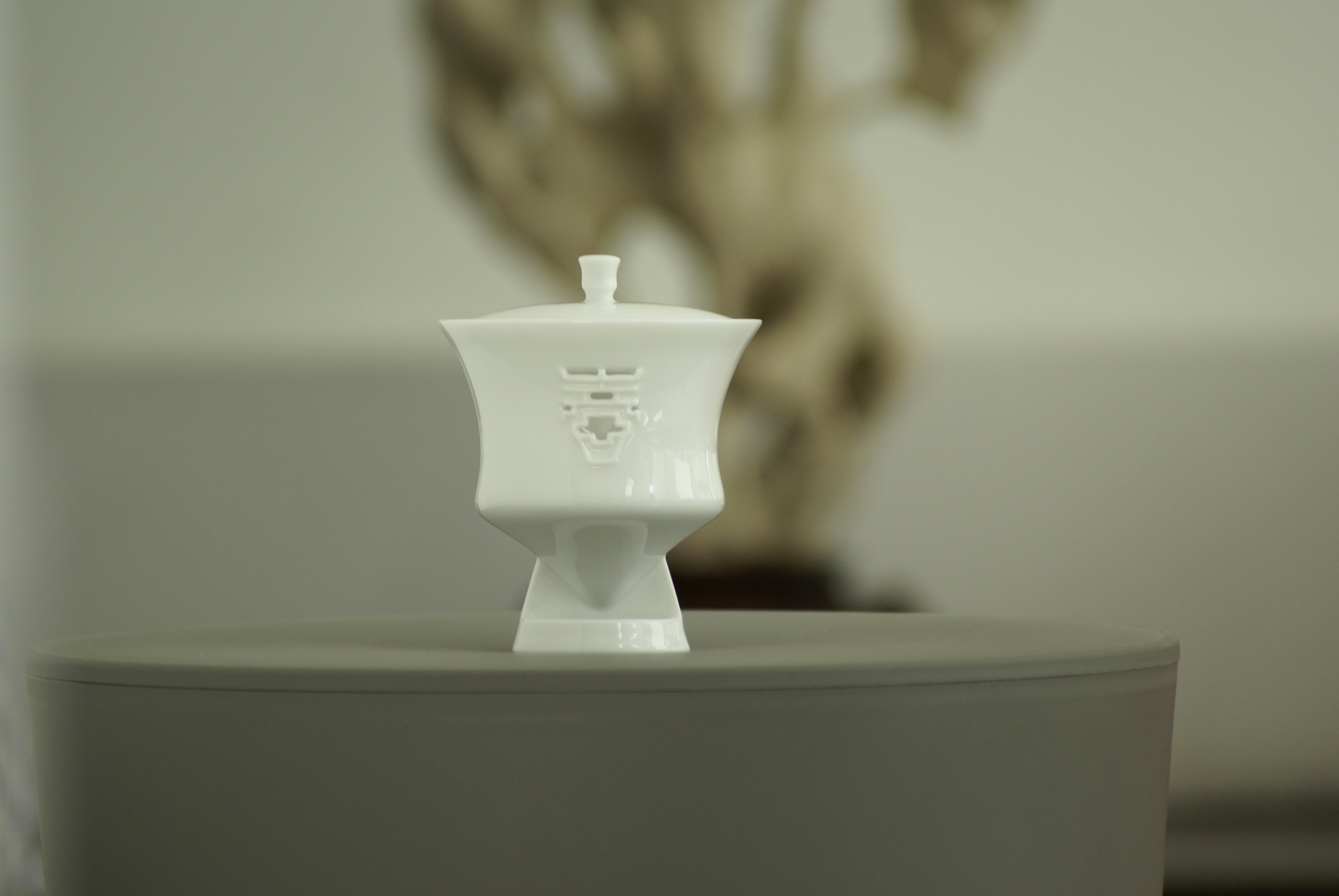 八方新氣 迎春 蓋杯 白瓷 咖啡杯 茶杯 茶具 茶器 對杯 禮物 禮盒