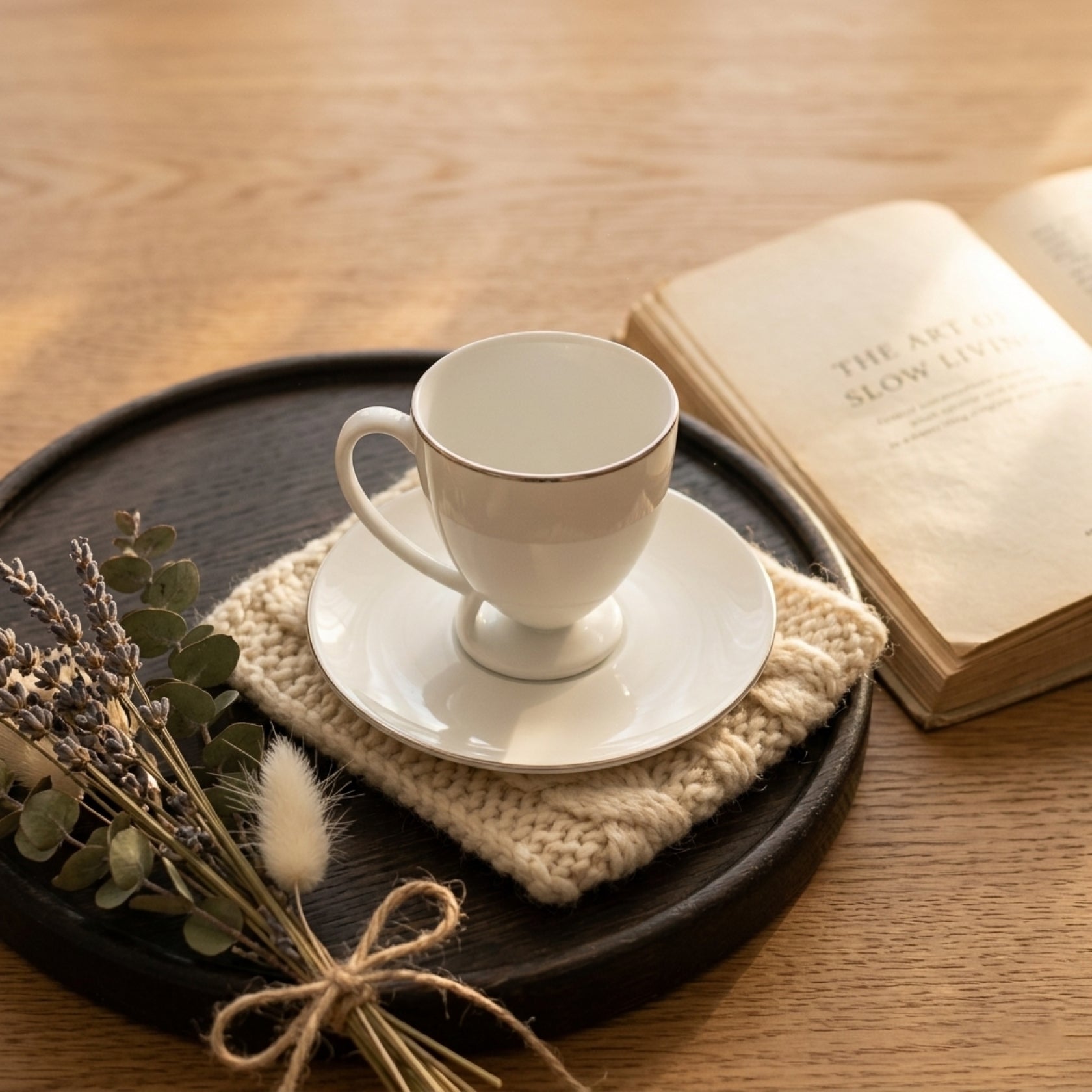 起舞 八方新氣 造形壺 金邊 白瓷藝術 水滴狀 花苞