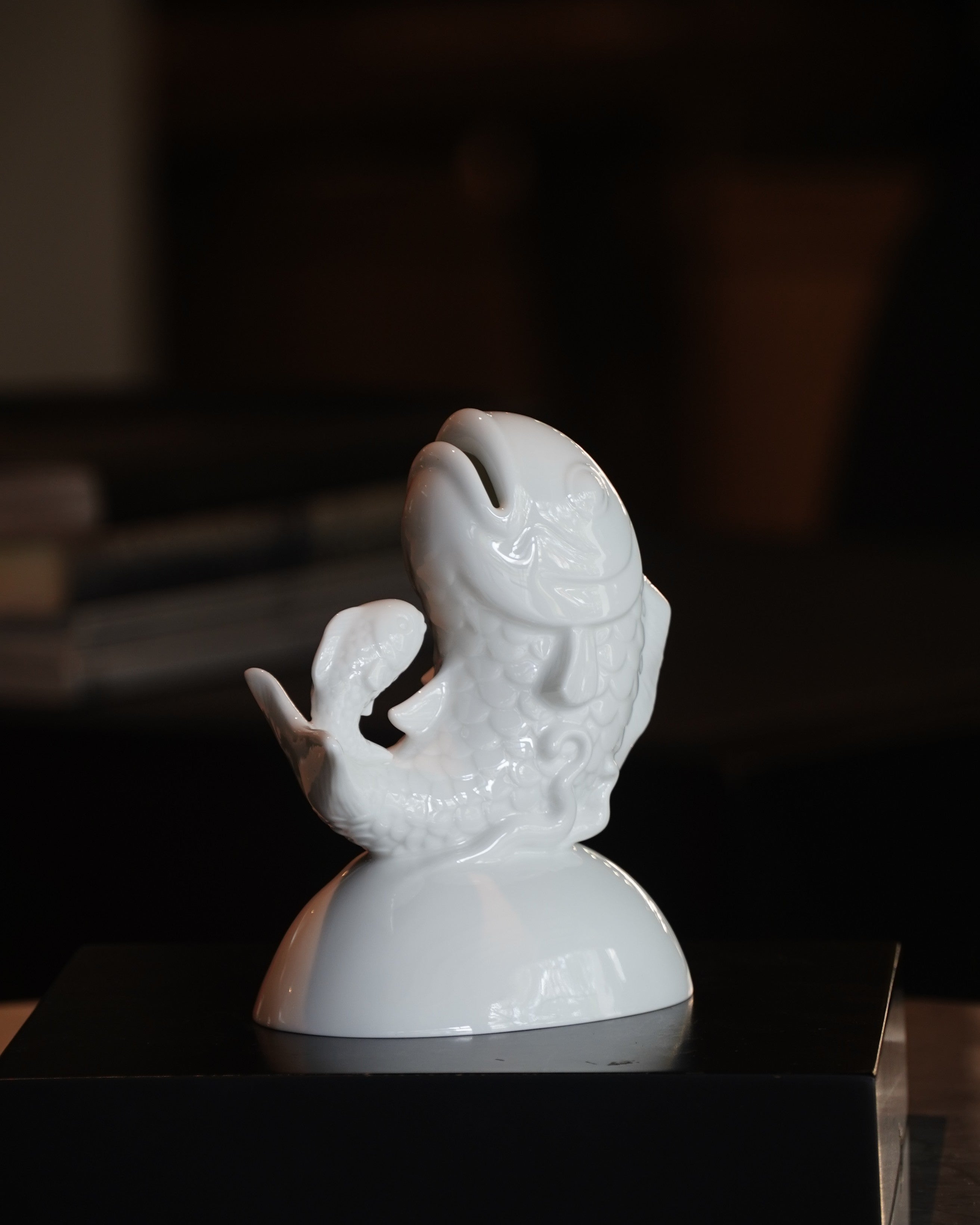 代代富足 存錢筒 八方新氣 白瓷藝術 魚