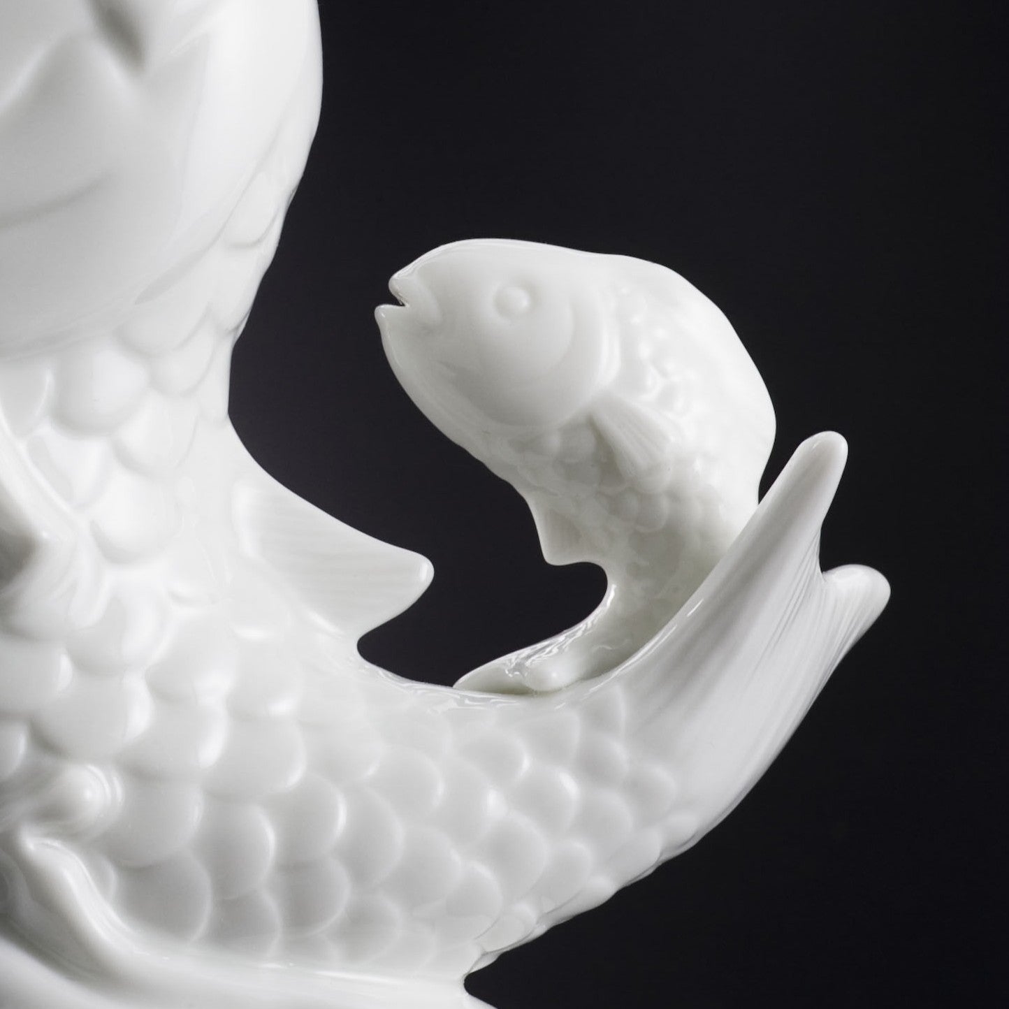 代代富足 存錢筒 八方新氣 白瓷藝術 魚 居家生活 辦公擺飾