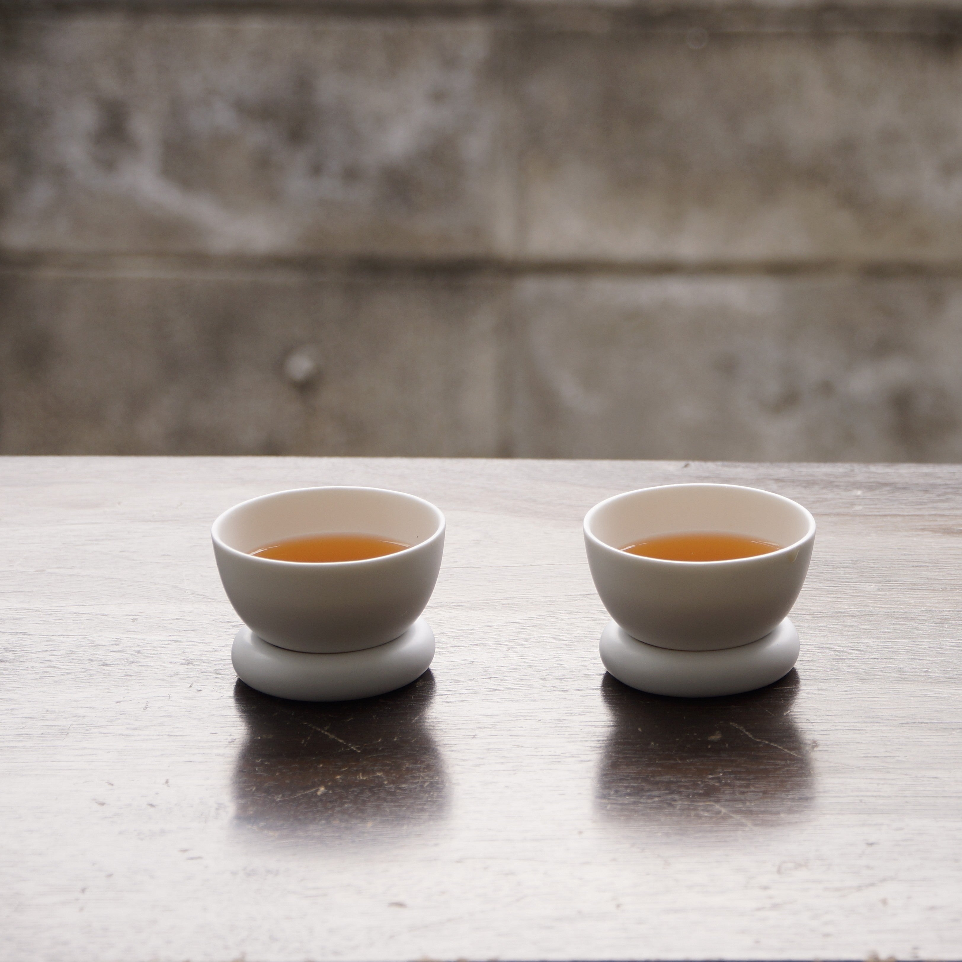 日出望月白霧茶杯組|霧面白瓷現代東方茶器