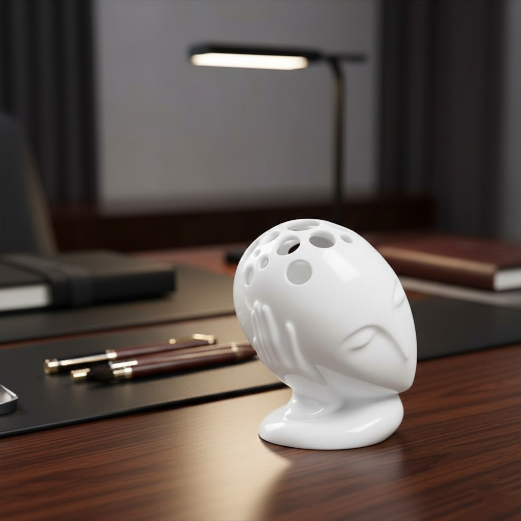 八方新氣 藝術瓷器 筆筒 王俠軍 典藏 筆筒 忘憂 花架 花瓶 花器 造形花瓶 居家生活