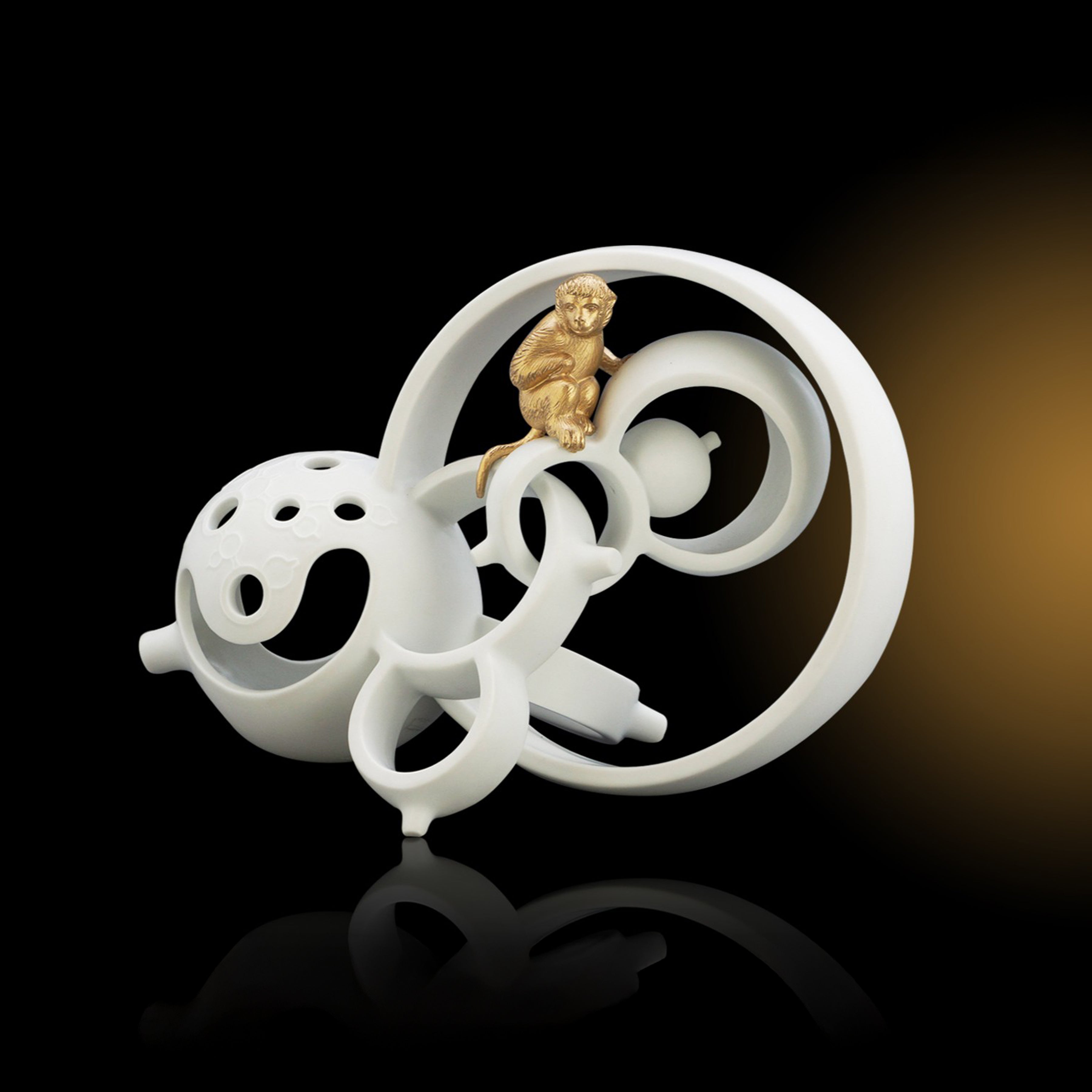 八方新氣 筆筒 大順 猴 花架 花瓶 花器 造形花瓶