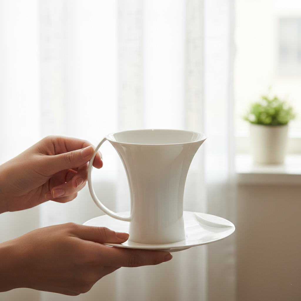 八方新氣 杯具 明月 杯子 陶瓷杯 咖啡杯 造形杯 茶具 茶器 居家生活