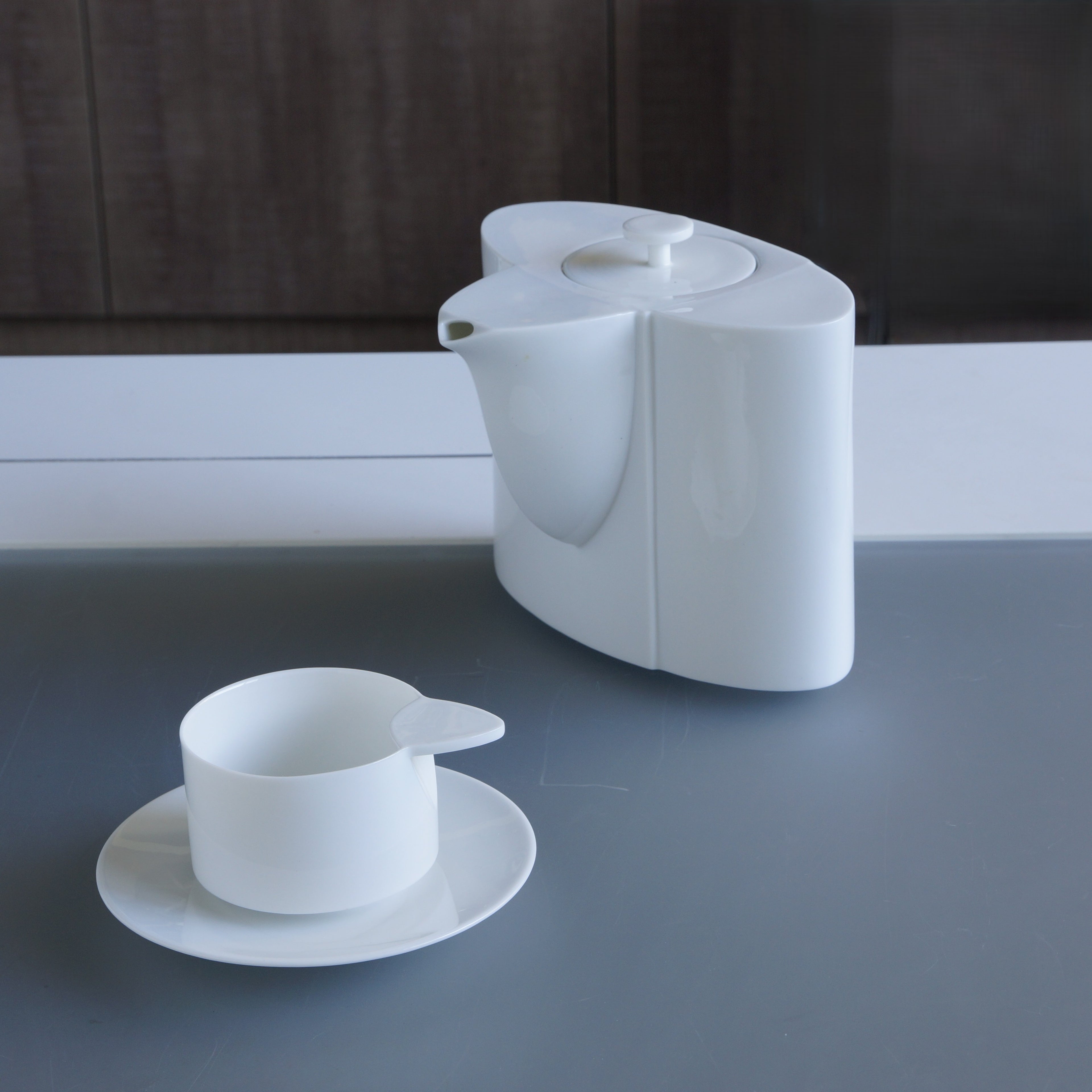 八方新氣 隱士 茶杯 咖啡杯 瓷器 杯子 亮面 白色 茶具 茶器 杯子款式 造形壺