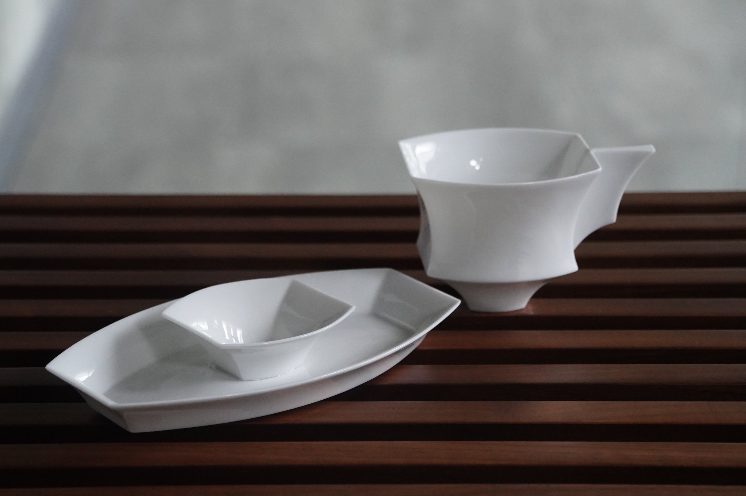 亮面帝國記憶藝術白瓷,讓品咖啡與品茶更添儀式感