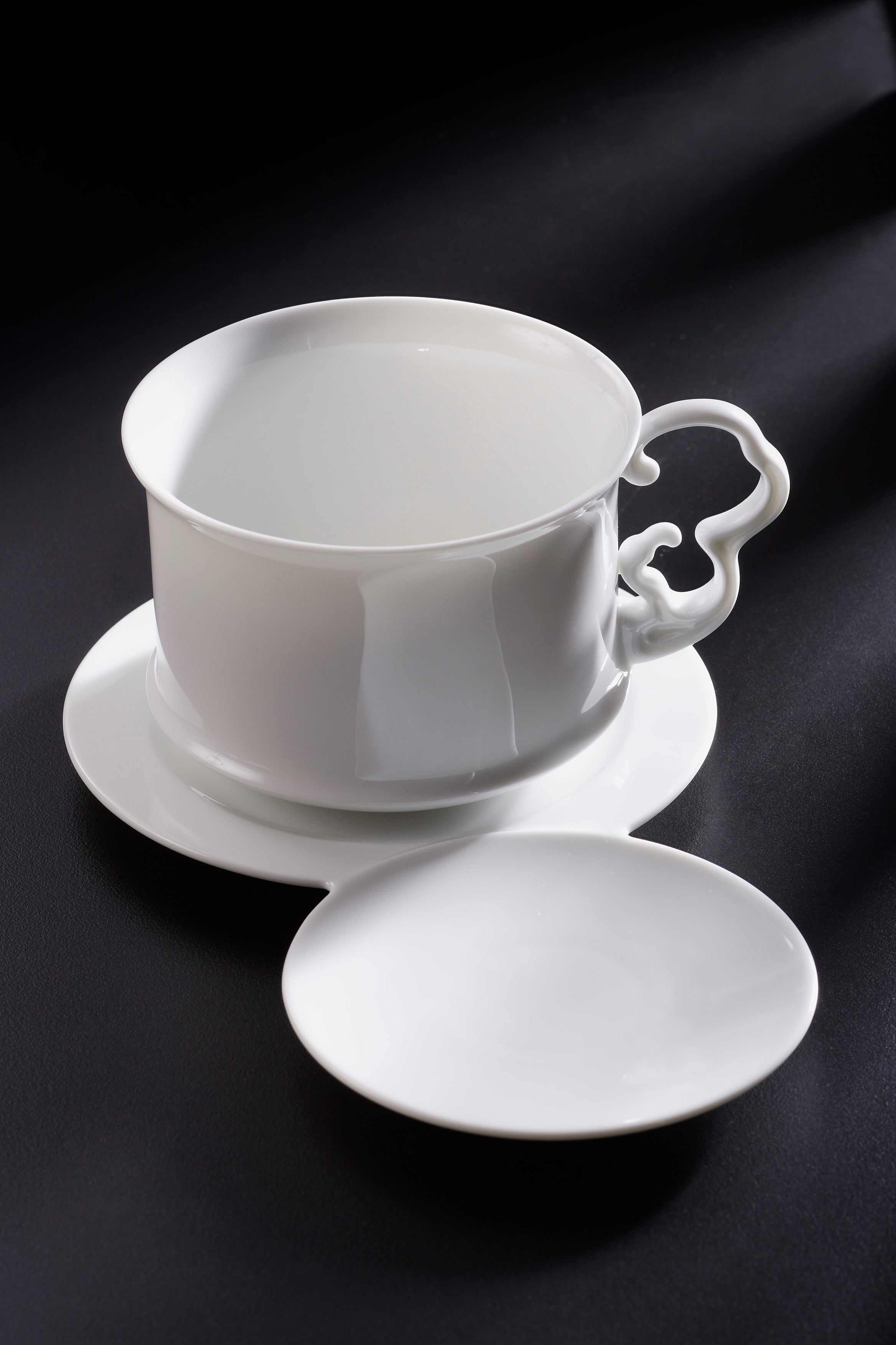 海洋 咖啡杯組 八方新氣白瓷器 茶具茶杯 咖啡杯盤組 送禮 杯子 把手 白色 杯盤組 白瓷