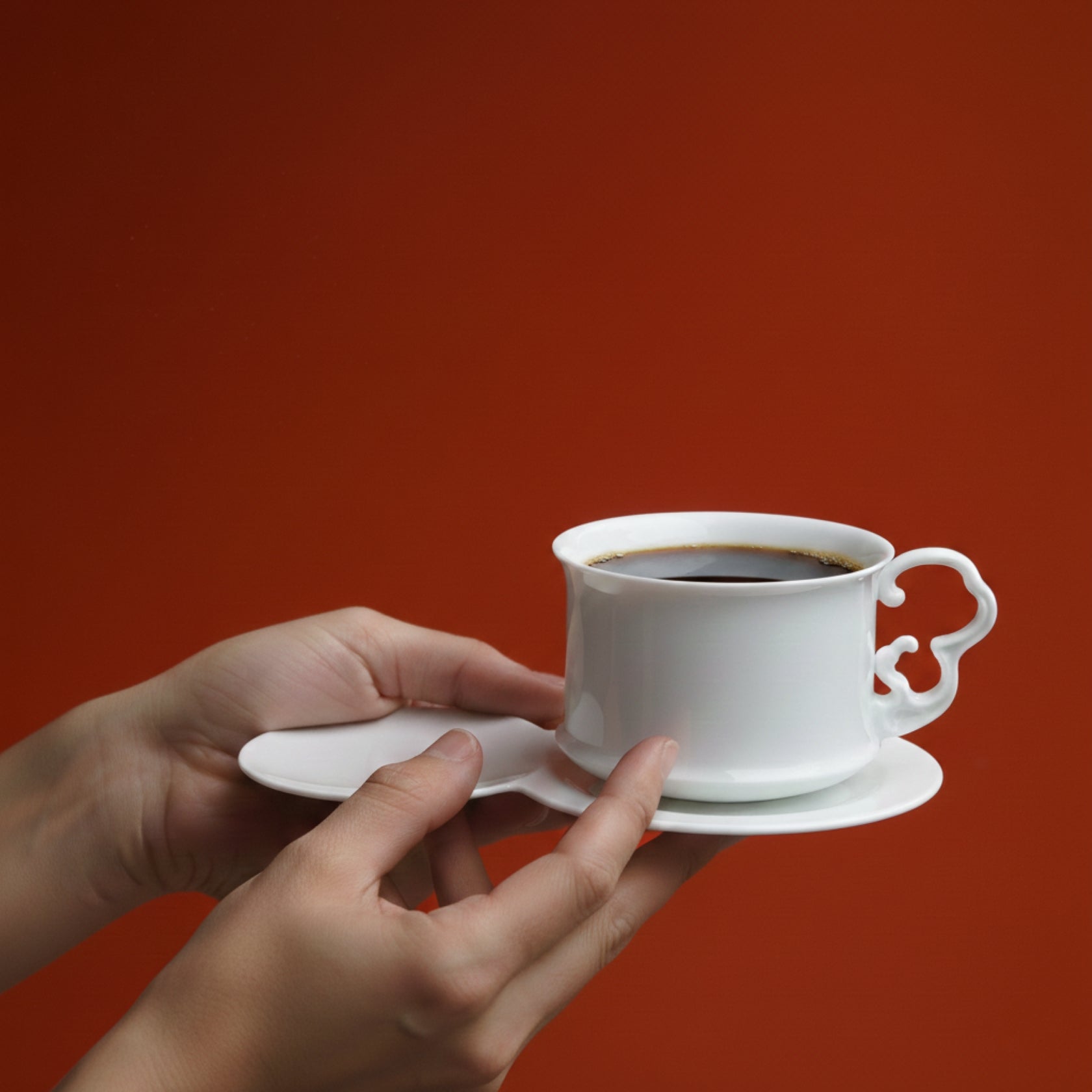 海洋 咖啡杯組 八方新氣白瓷器 茶具茶杯 咖啡杯盤組 送禮 杯子 把手 白色 杯盤組 白瓷