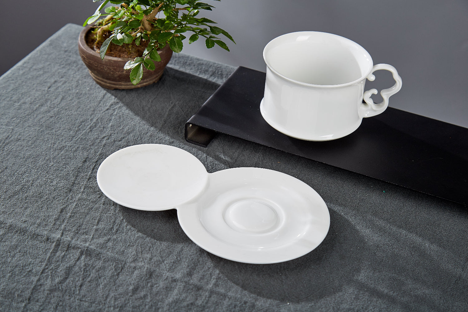 海洋 咖啡杯組 八方新氣白瓷器 茶具茶杯 咖啡杯盤組 送禮 杯子 把手 白色 杯盤組 白瓷