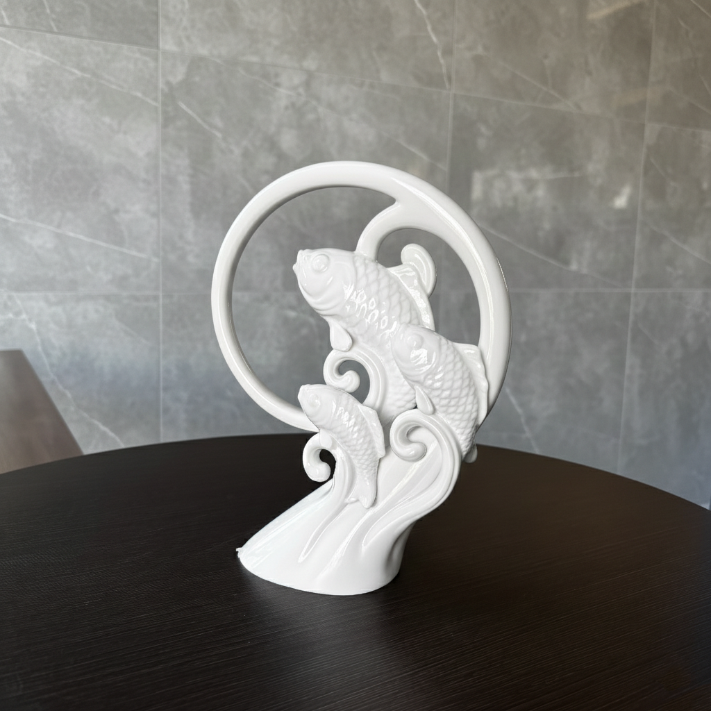 八方新氣 合作無間 魚 陶瓷 擺飾 禮物 禮盒 居家擺飾 居家生活