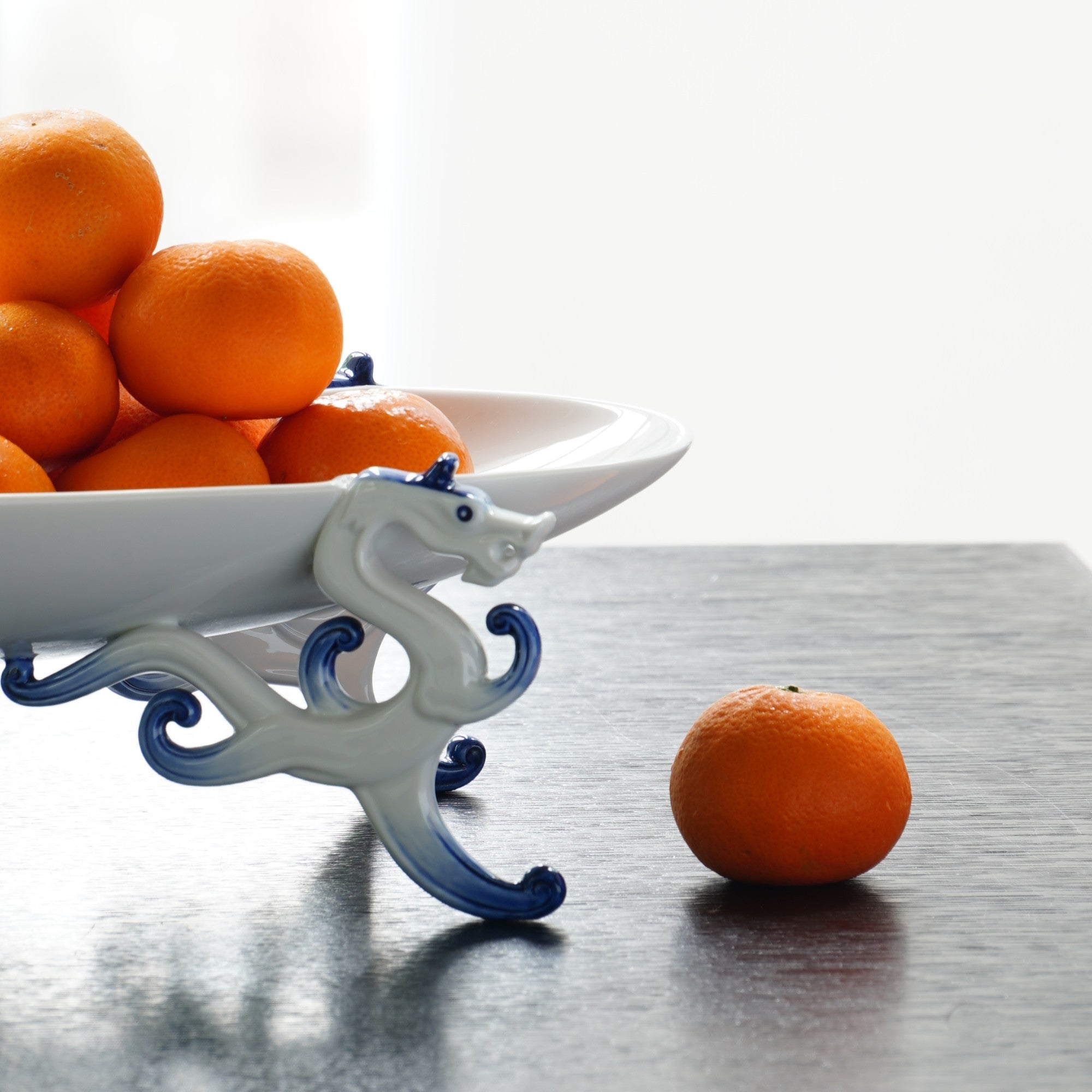 八方新氣 水果盤 大道行 白瓷 瓷器 造形盤 家居生活