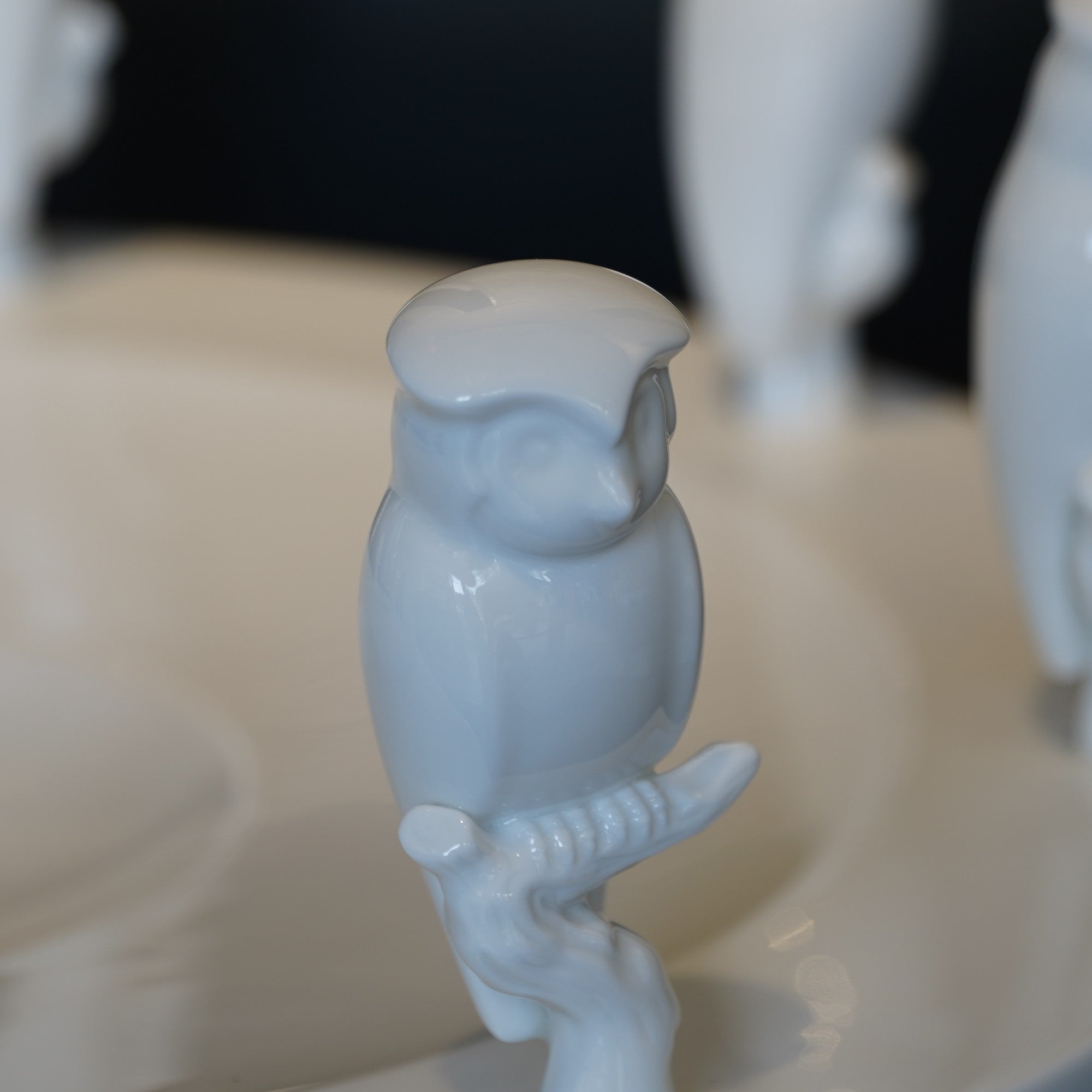 八方新氣 禁止入內 水果盤 糖果盤 禮物 白瓷 擺飾 居家生活 局部特寫 貓頭鷹