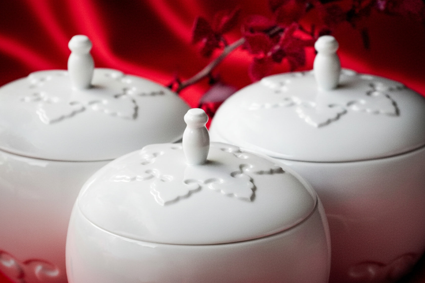 八方新氣 瓷器 送禮 喜相逢 瓜果盒 陶瓷收納盒 盒蓋