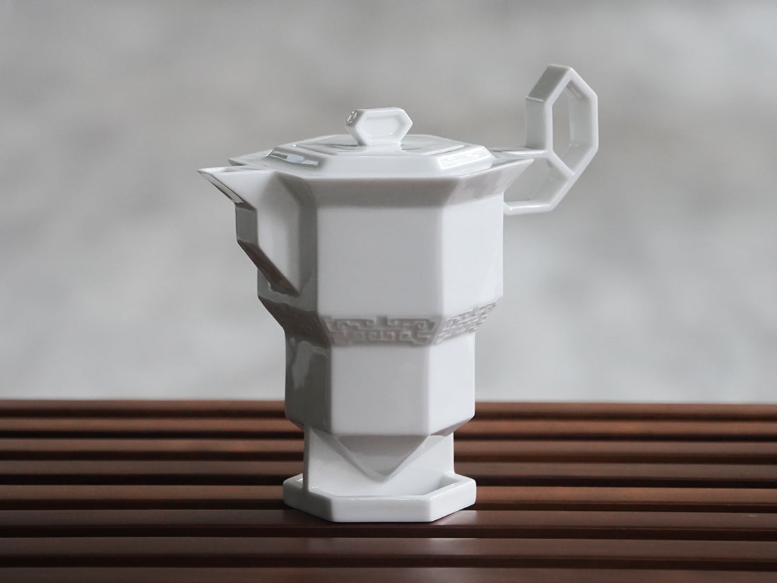 四季豐登系列冬昇長春茶具 現代極簡線條搭配繁複紋飾