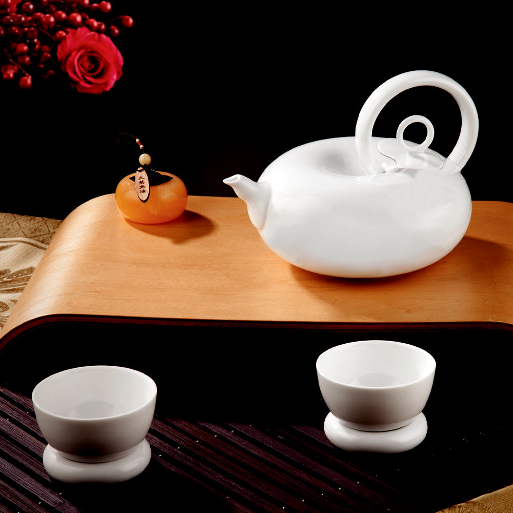 圓好夢 廚房餐桌 茶杯 茶壺 杯壺 荼具 白瓷 王俠軍 八方新氣