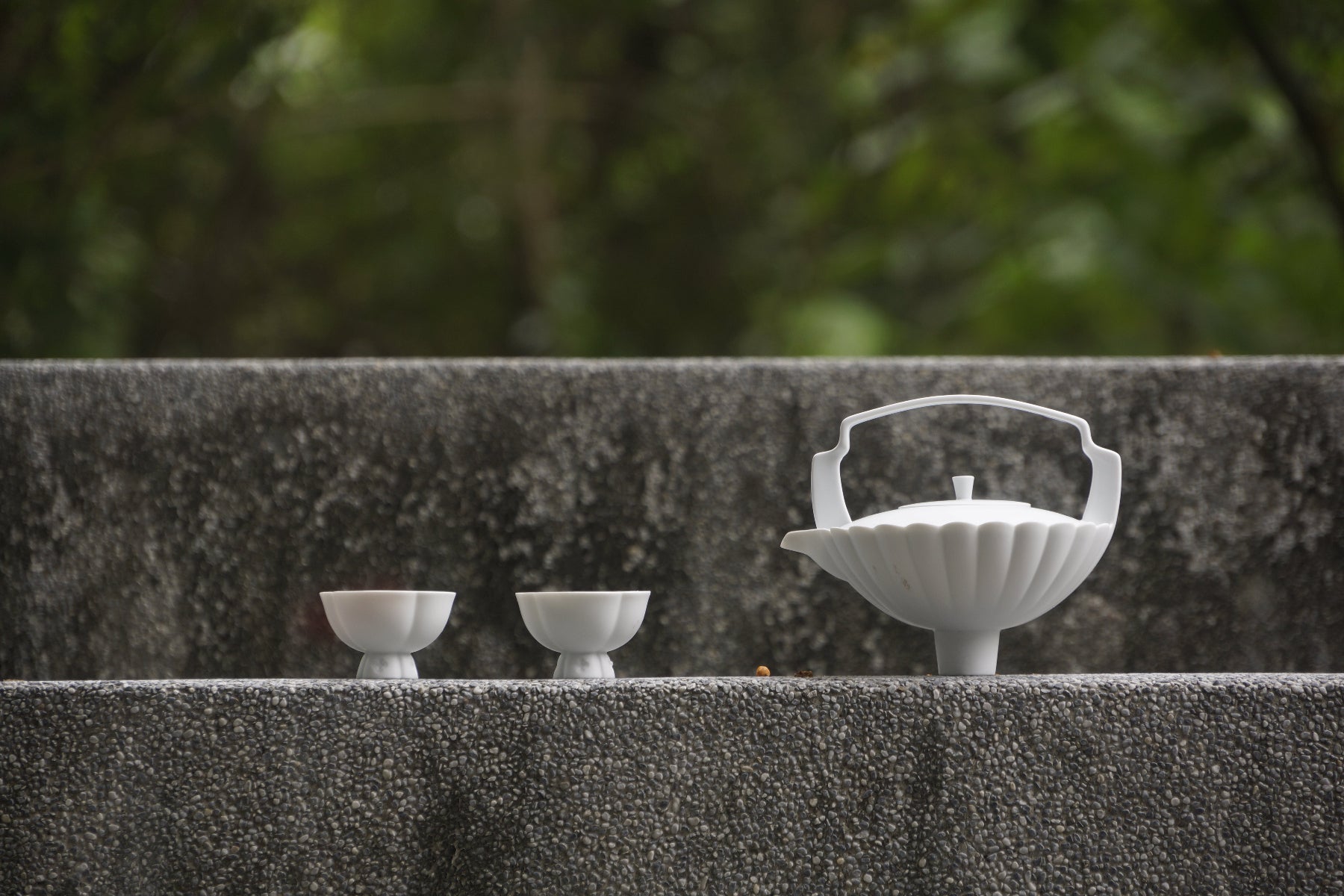 春嵐茶壺與茶杯組|山水意象設計、現代東方美學