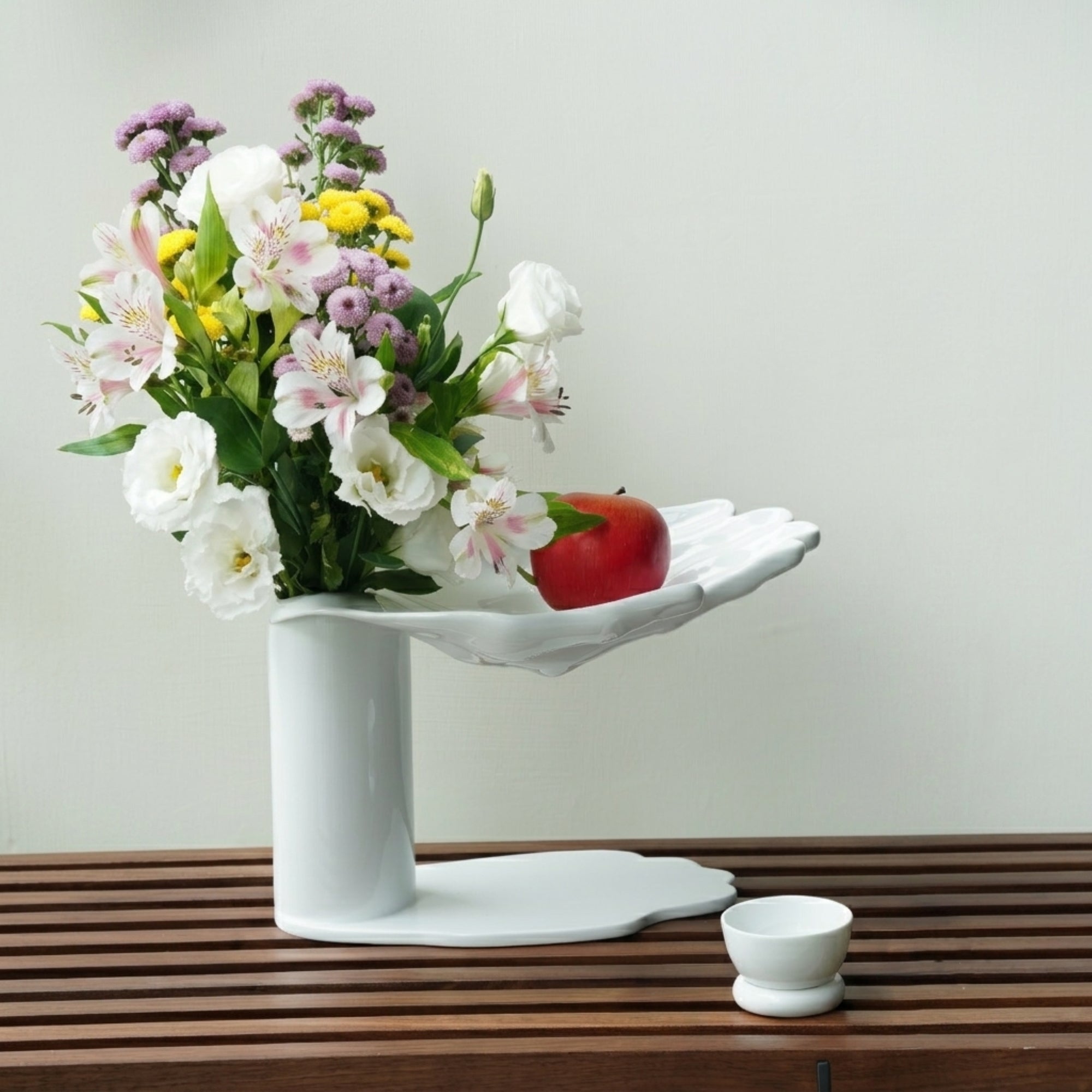 八方新氣 托福 水果盤 花架 花瓶 花器 造形花瓶