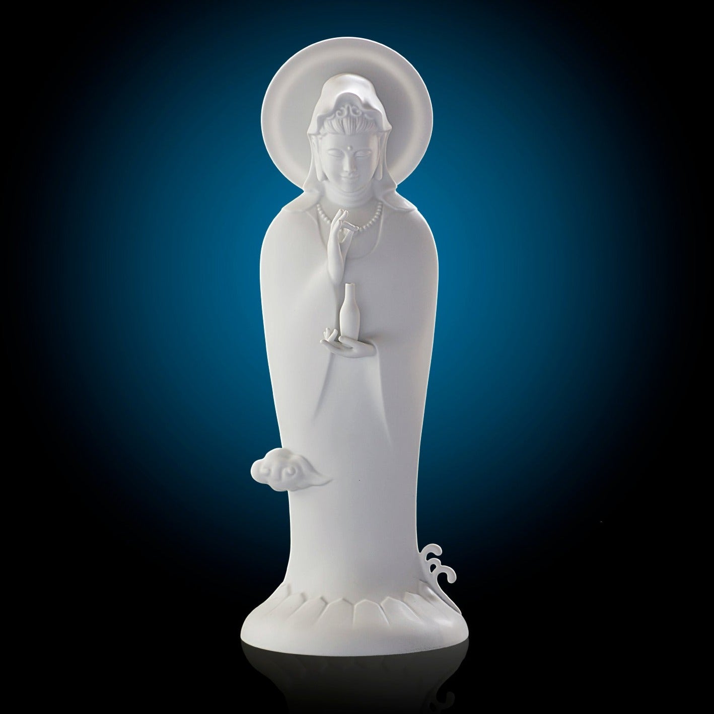 八方新氣 人間菩提 瓷器 佛像 擺飾 瓷偶 白瓷