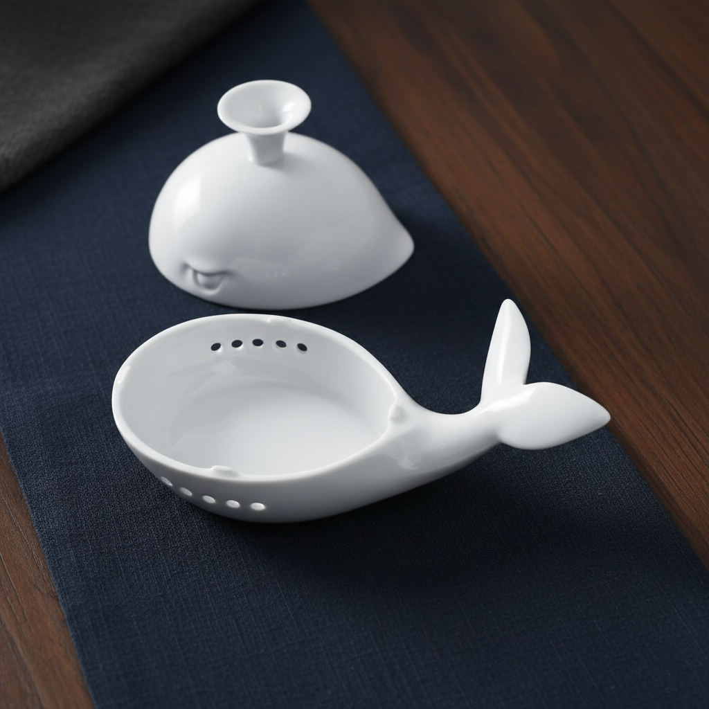 八方新氣 瓷器 送禮 有容乃大 香爐 陶瓷 收納盒 瓷盒 傳家寶 擺飾 禮物 糖果盒 鯨魚 薰香