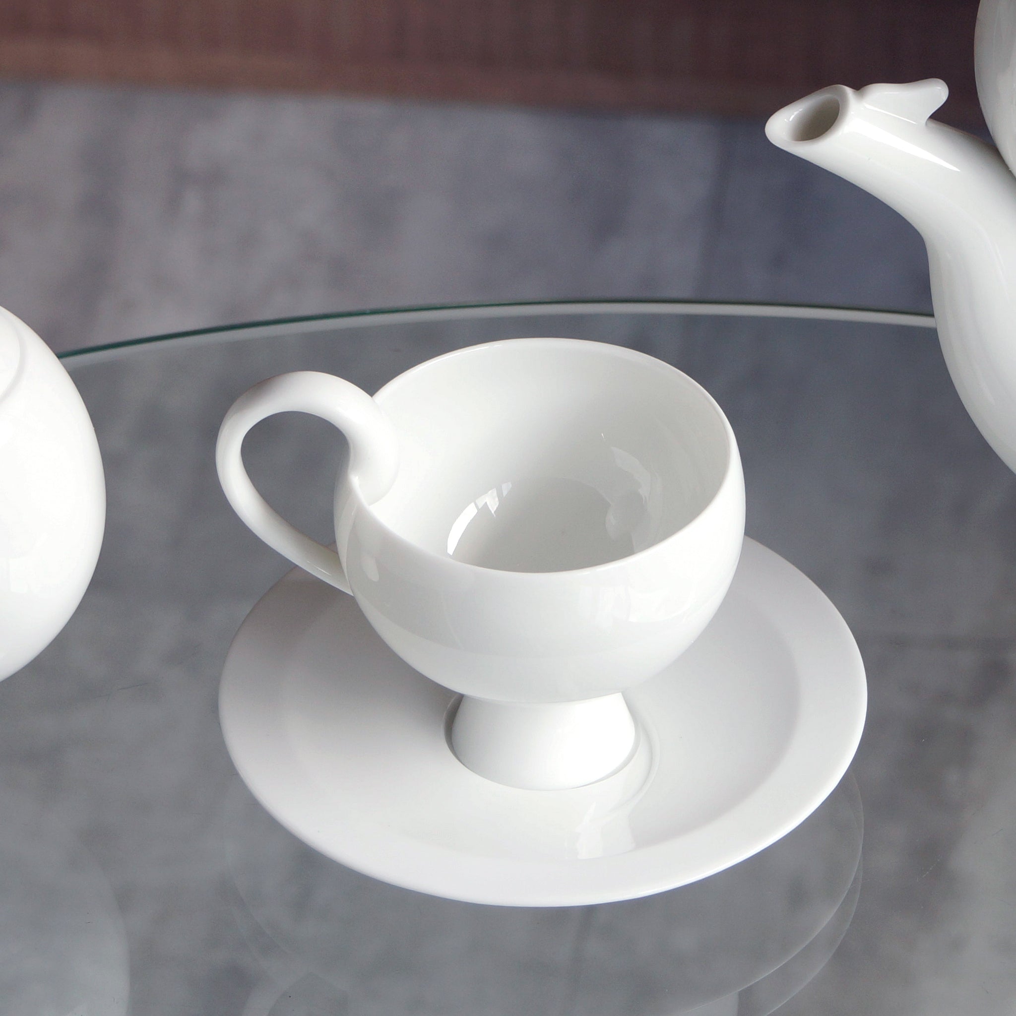 八方新氣 杯具 公爵 杯子 圓形 胖胖杯 陶瓷杯 咖啡杯 造形杯 茶具 茶器 正面 杯子款式