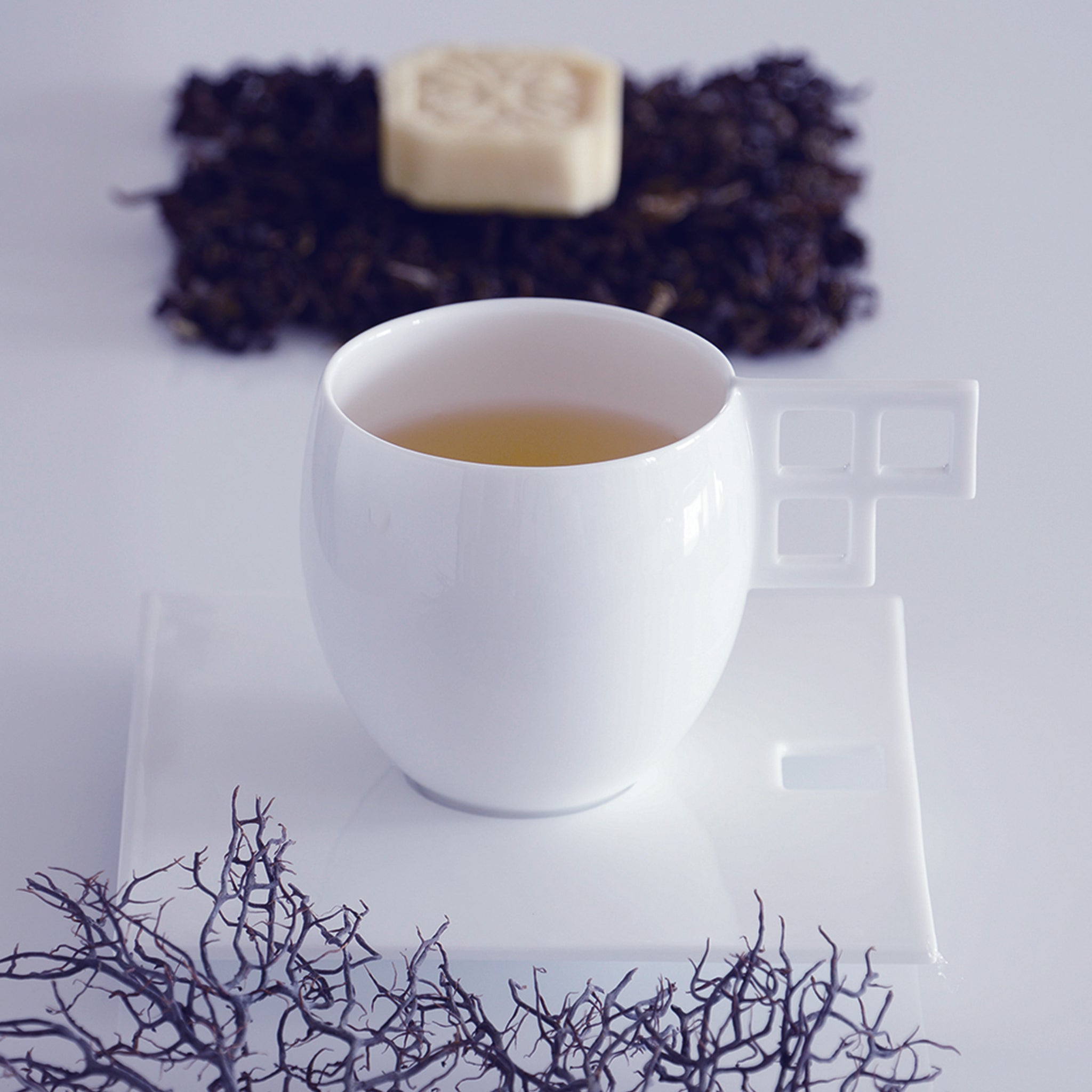 電影手札方盤與杯子套組|白瓷透明釉呈現光影概念