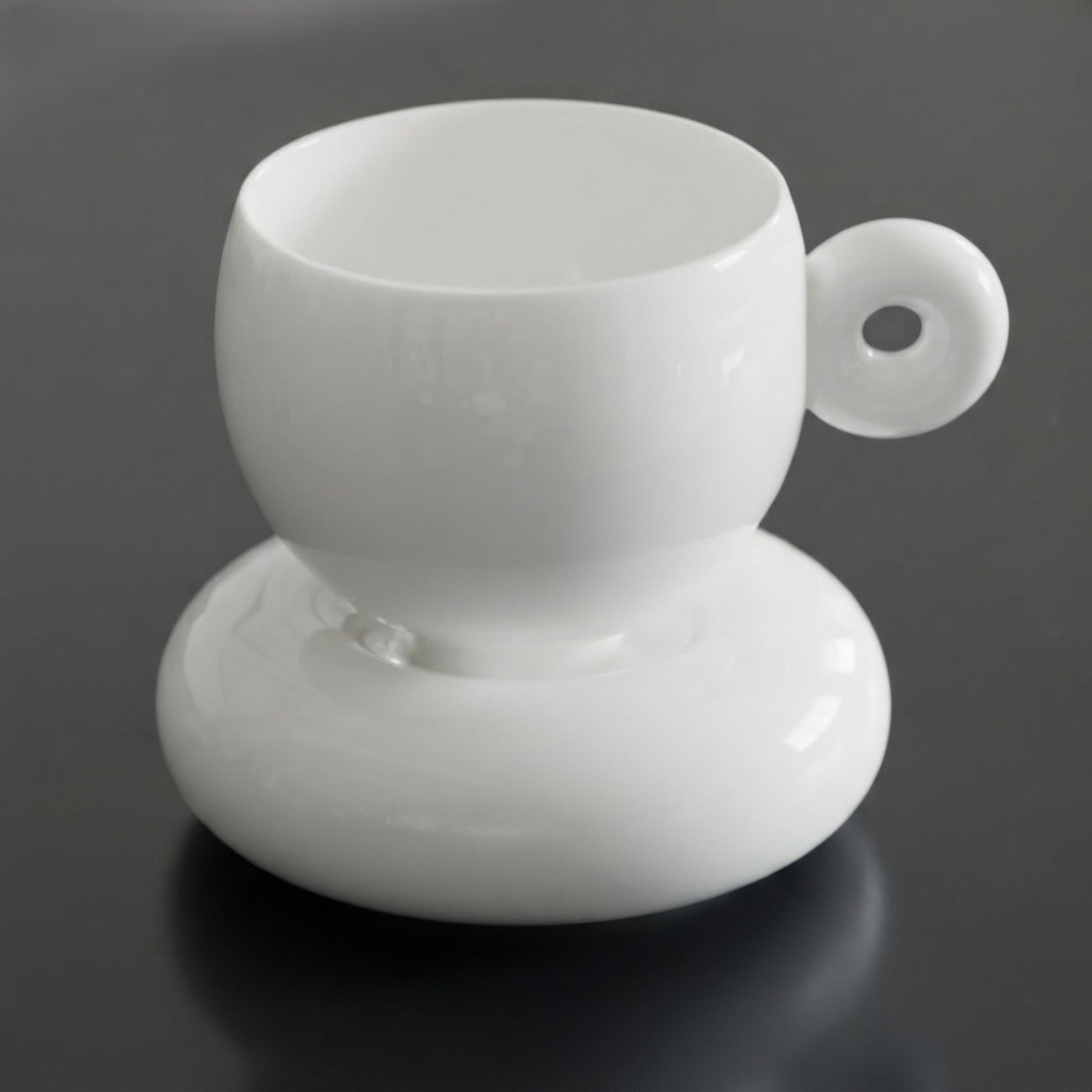 八方新氣 杯具 日蝕 杯子 圓形 胖胖杯 陶瓷杯 咖啡杯 造形杯 茶具 茶器