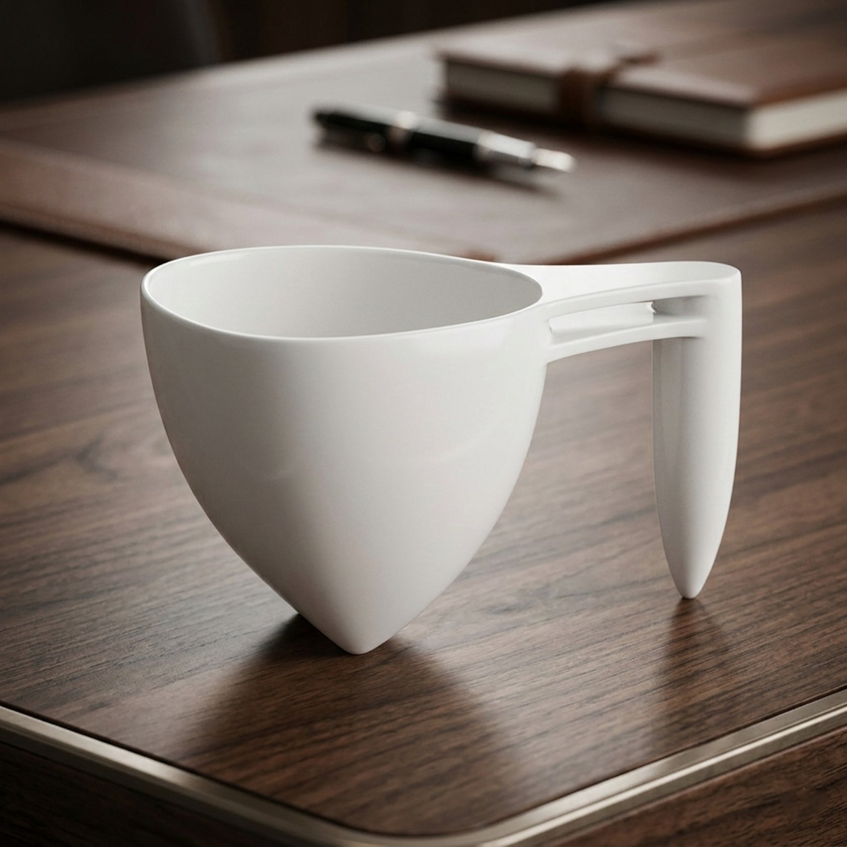 八方新氣 咖啡杯 瓷器 茶具 杯子 白色 芭蕾造形 把手 杯子款式 造形杯