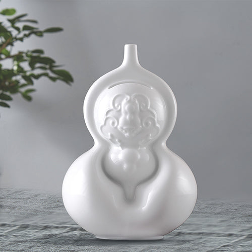 幸福久久瓷器存錢筒,九隻蝙蝠象徵福氣久久