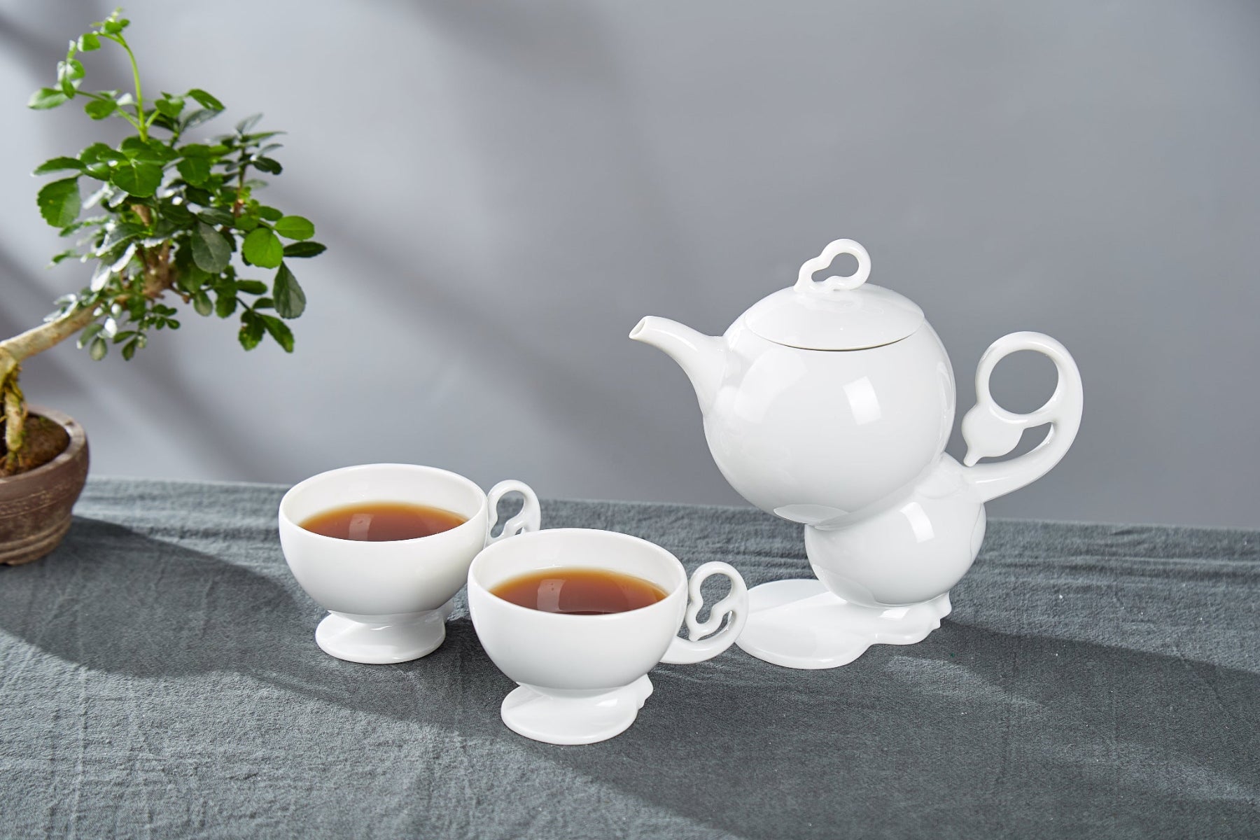 秋躍幸福作品搭配秋意茶席擺設照