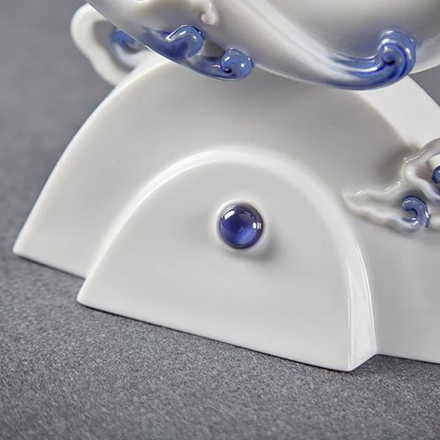 八方新氣 如意如龍 瓷偶 瓷器 生肖擺飾 印璽 印章 白瓷 禮物