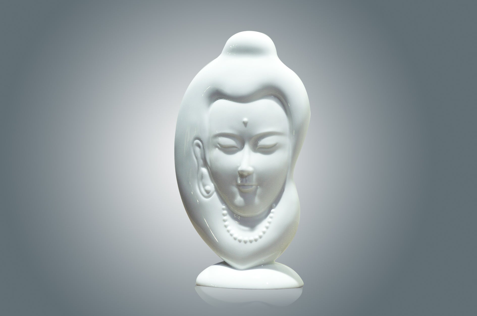 八方新氣 觀音 佛像 擺飾 白瓷 瓷偶 白色