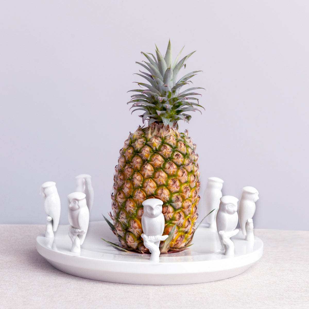 八方新氣 大道行 水果盤 糖果盤 龍舟 禮物 白瓷 擺飾 鳳梨