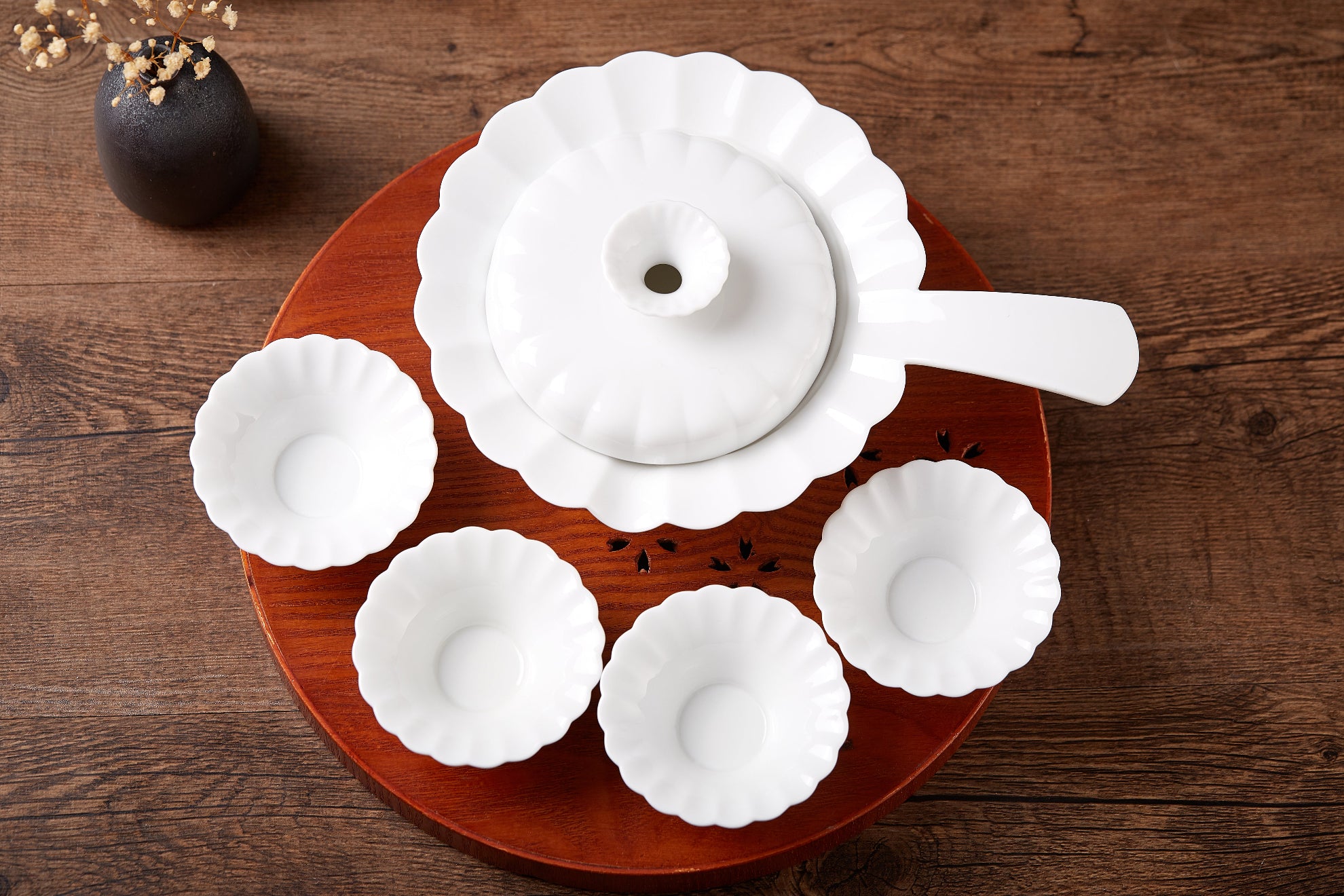 八方新氣 藝術瓷器 珍珠 茶器 茶具 杯子 壺