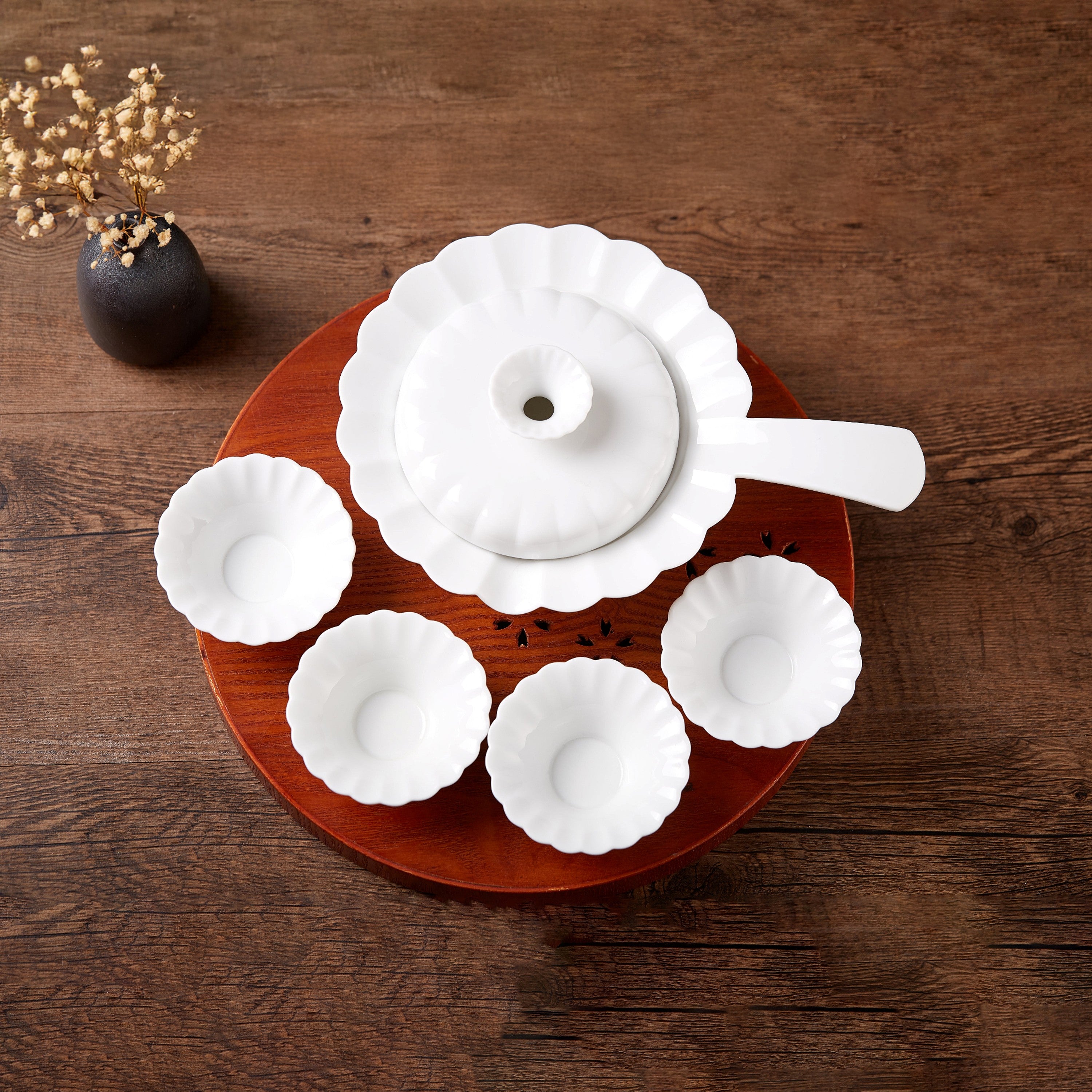 八方新氣 藝術瓷器 珍珠 茶器 茶具 杯子 壺