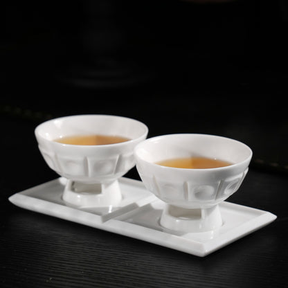 Blazing｜Modern Porcelain Tea Set Inspired by Light &amp; Harmony