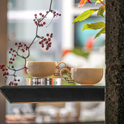 八方新氣 悠揚 對杯 白瓷 茶具 茶器 咖啡杯 家居生活 餐具 雲彩 音符