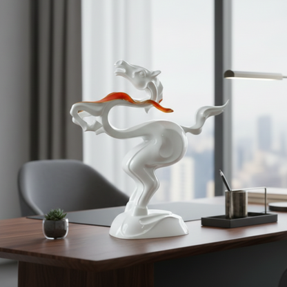 躍馬中原 馬年生肖 藝術擺飾 收藏 造形馬 八方新氣 限量