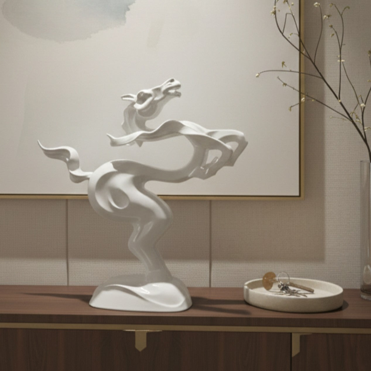 躍馬中原 馬年生肖 藝術擺飾 收藏 造形馬 八方新氣 限量