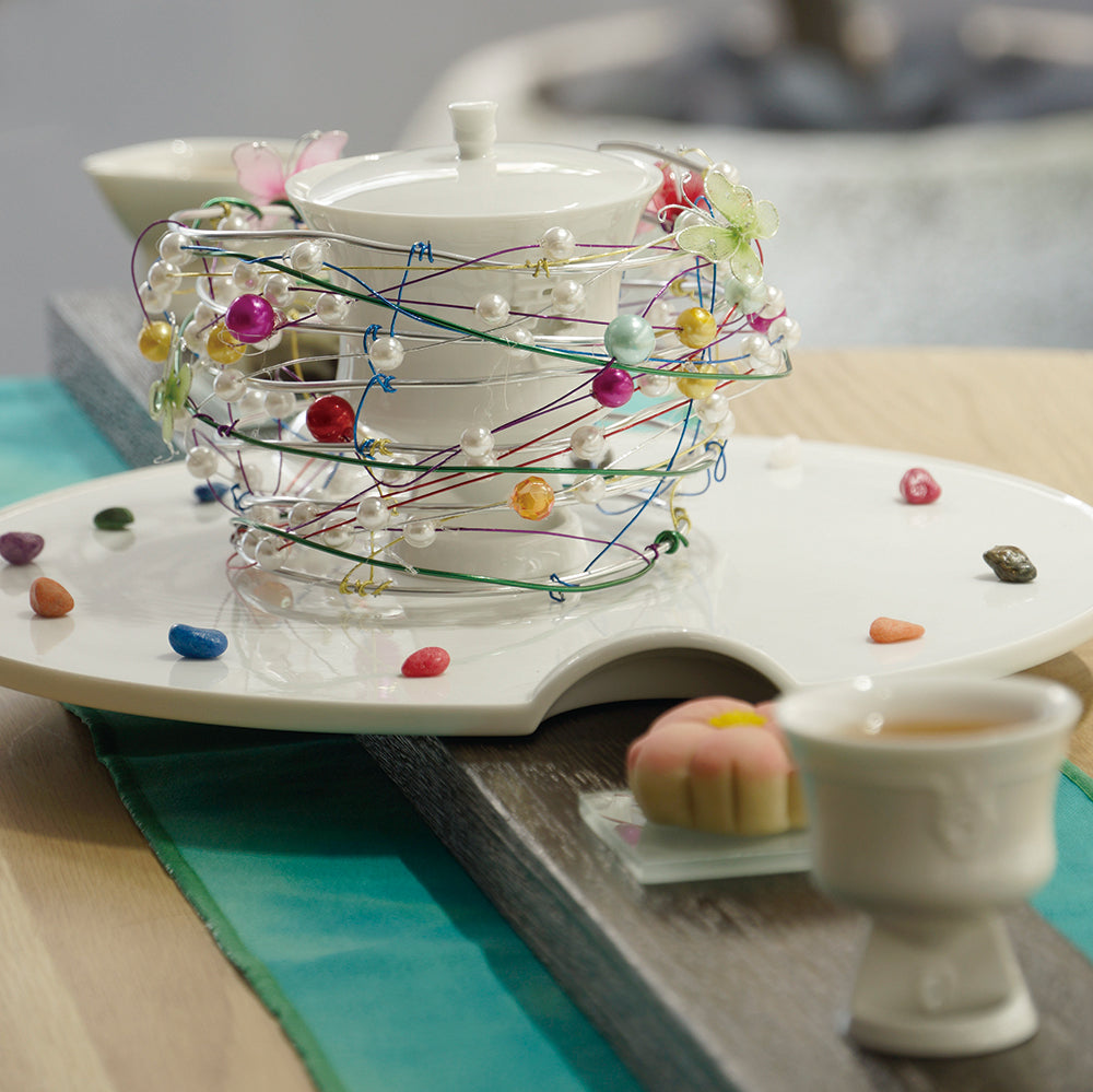 八方新氣 迎春 蓋杯 白瓷 咖啡杯 茶杯 茶具 茶器 對杯 禮物 禮盒