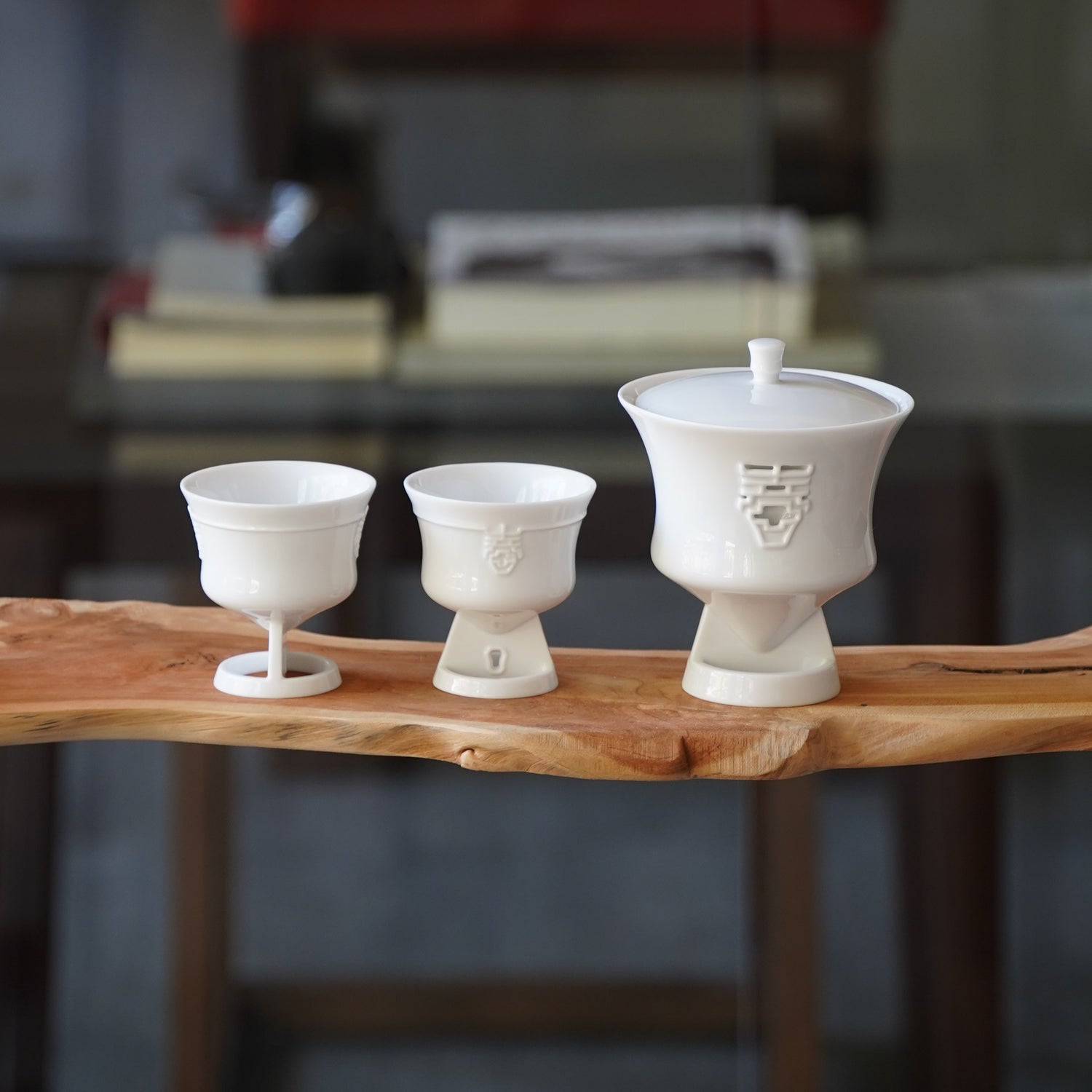 八方新氣 迎春 蓋杯 白瓷 咖啡杯 茶杯 茶具 茶器 對杯 禮物 禮盒