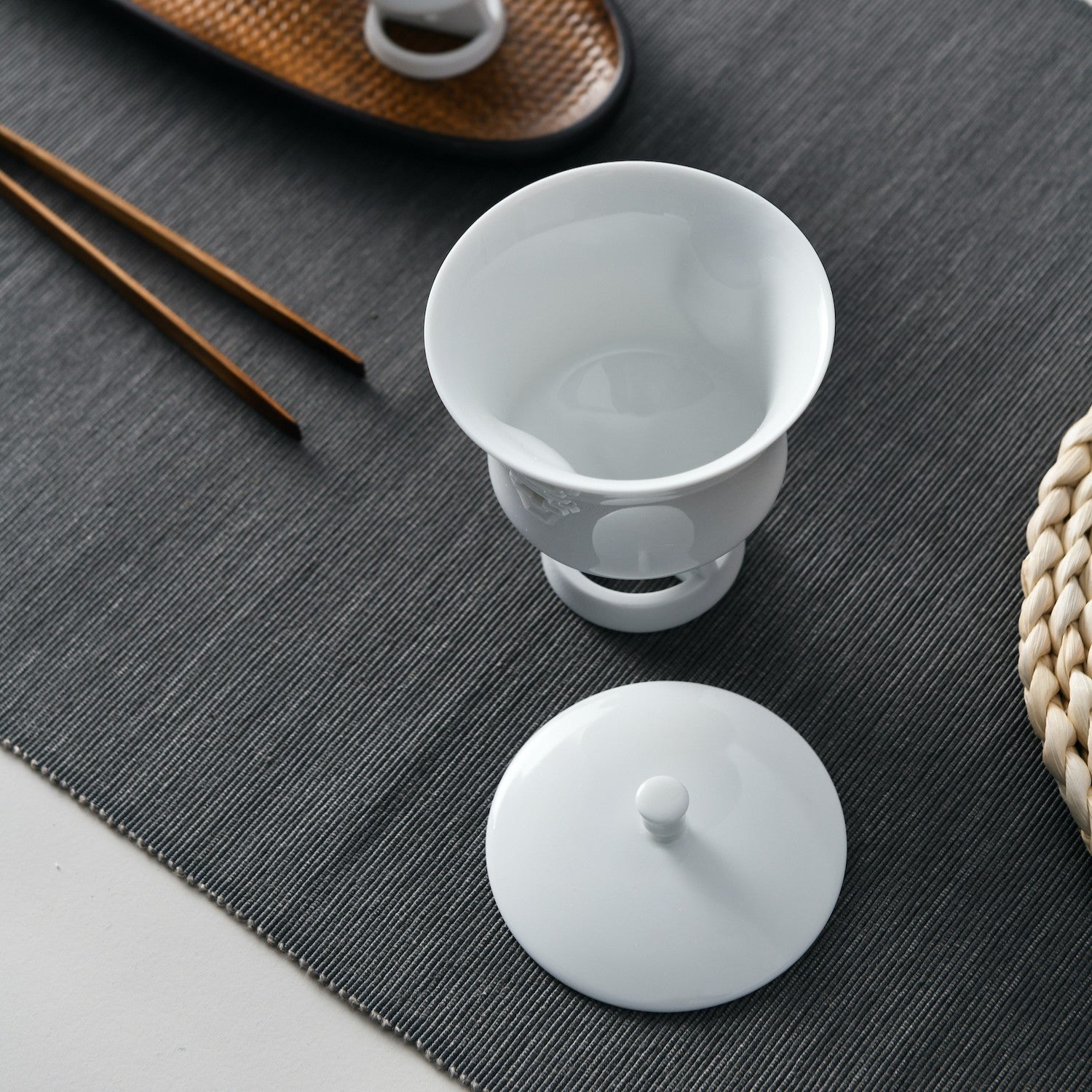 八方新氣 迎春 蓋杯 白瓷 咖啡杯 茶杯 茶具 茶器 對杯 禮物 禮盒