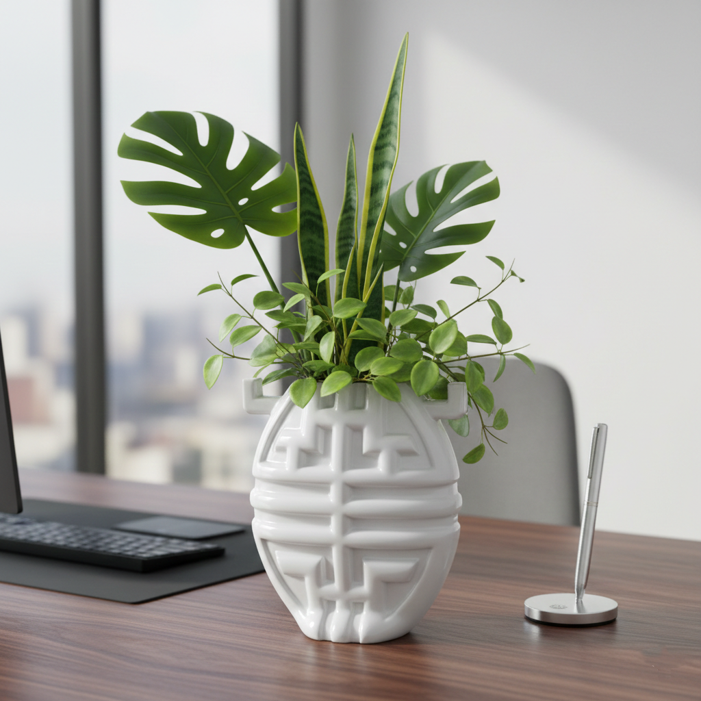 享壽 小瓶 白瓷 家飾品 居家生活 八方新氣 花瓶 藝術造形