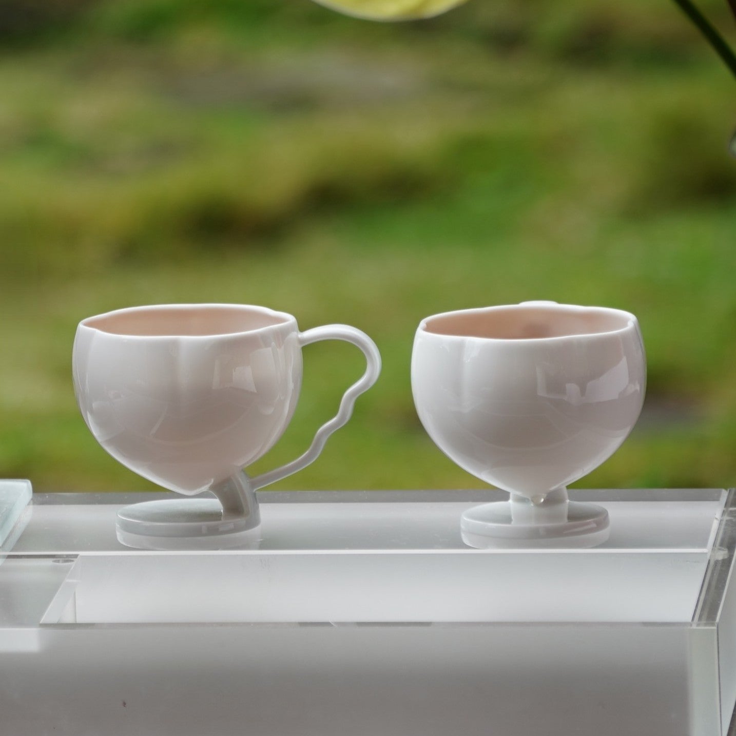 花神 廚房餐桌 茶杯 茶壺 杯壺 荼具 白瓷