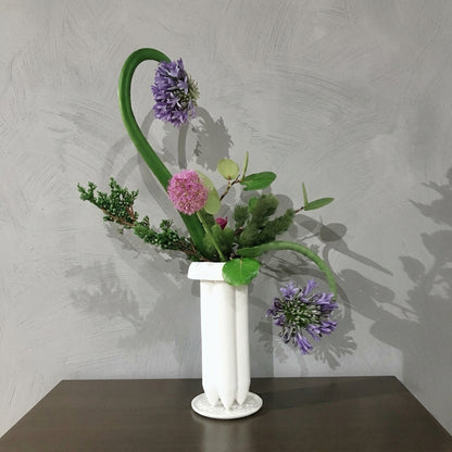 燦爛 八方新氣 花器 白瓷花瓶 王俠軍 蝴蝶雲紋 福 梅花 限量