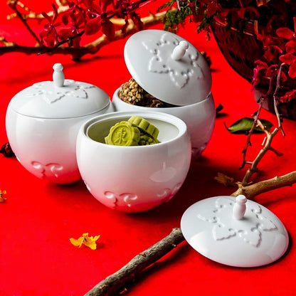 八方新氣 王俠軍 送禮 喜相逢 瓷盒 瓜果盒 陶瓷收納盒