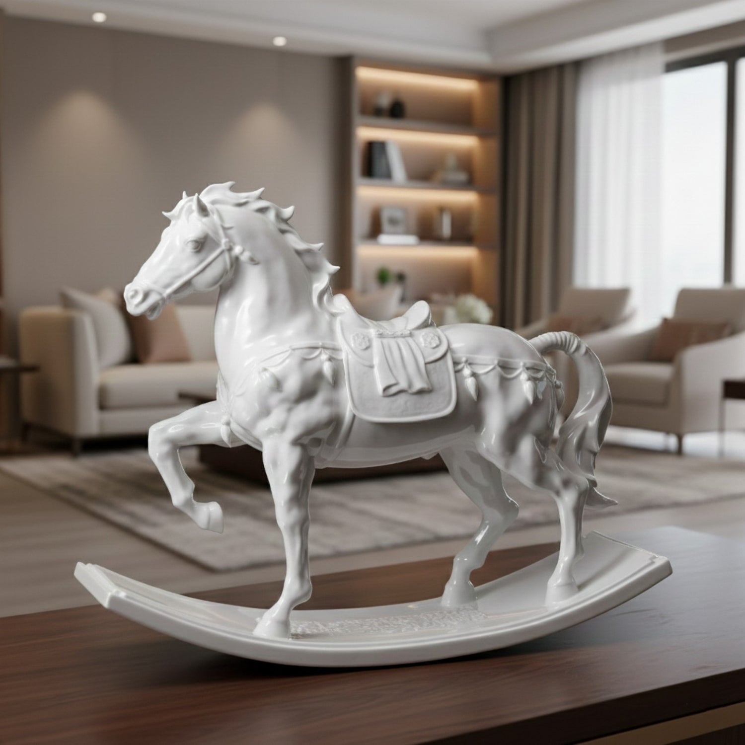 馬上光彩 八方新氣 家居生活 藝術收藏 白瓷 馬年生肖 家飾佈置 過年